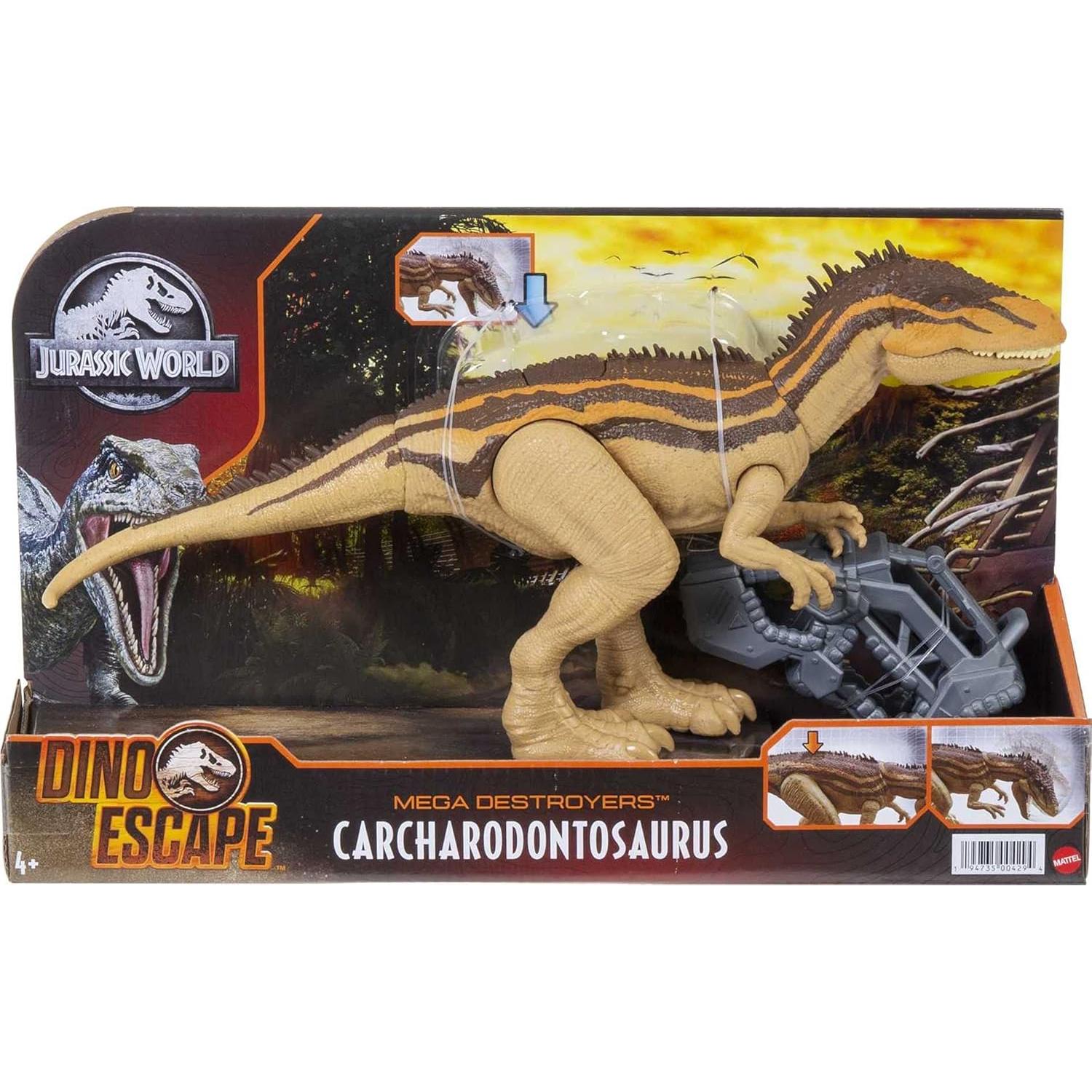 Figura de Acción Dinosaurio Mattel Jurassic World Carcharodontosaurus