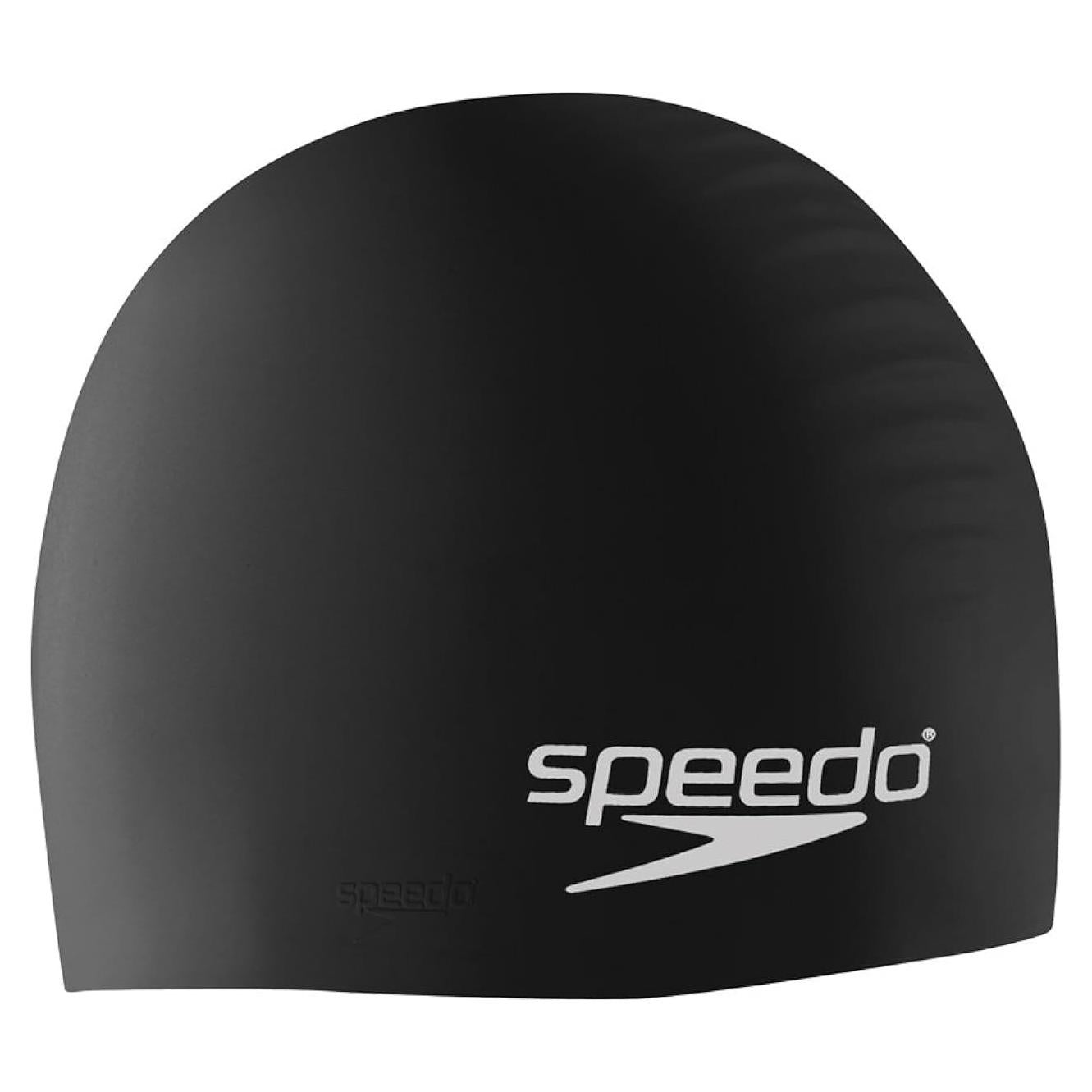 Gorro de natación de silicona Speedo unisex negro