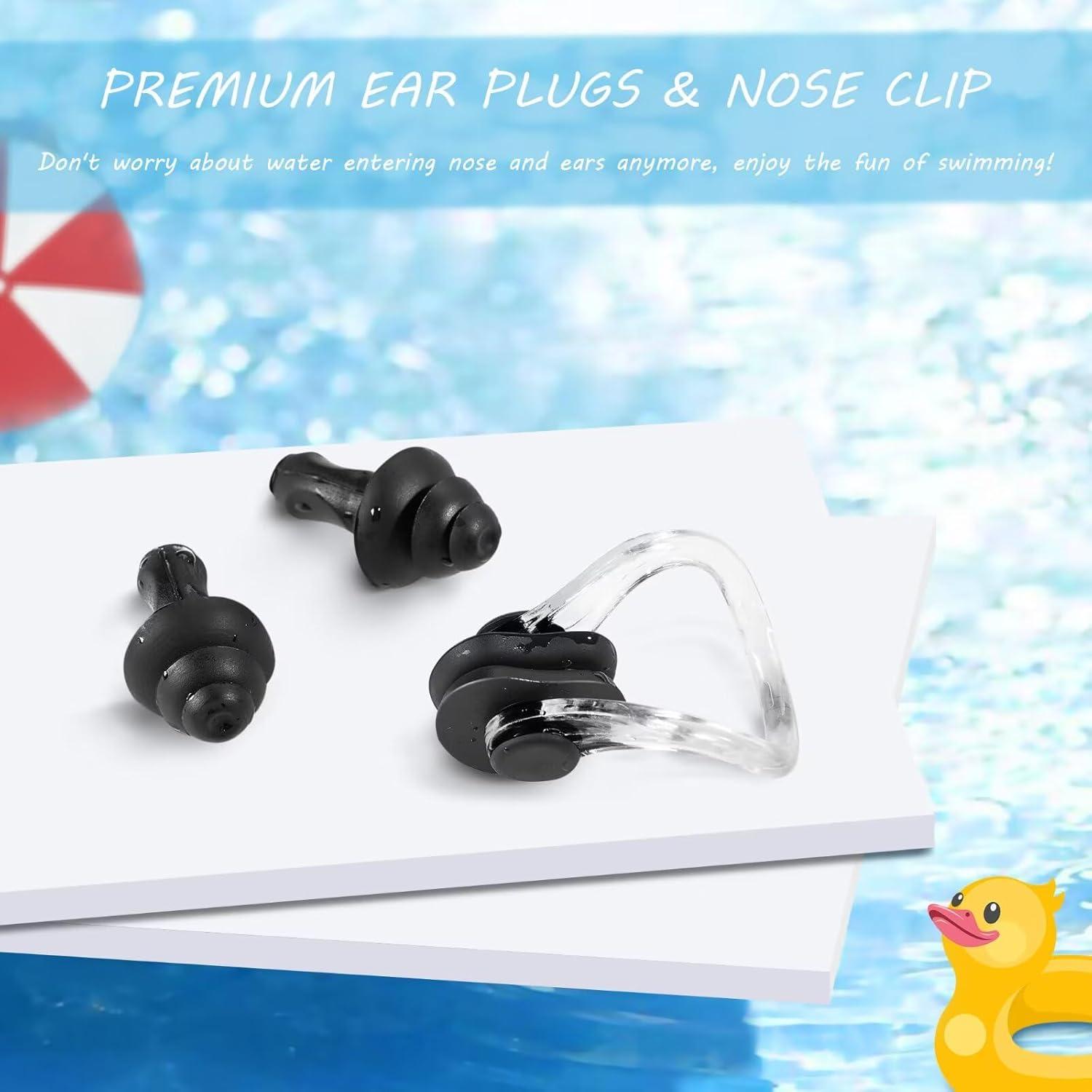 Paquete de 2 Gorras de Baño Reymand para Niños Extra Grandes