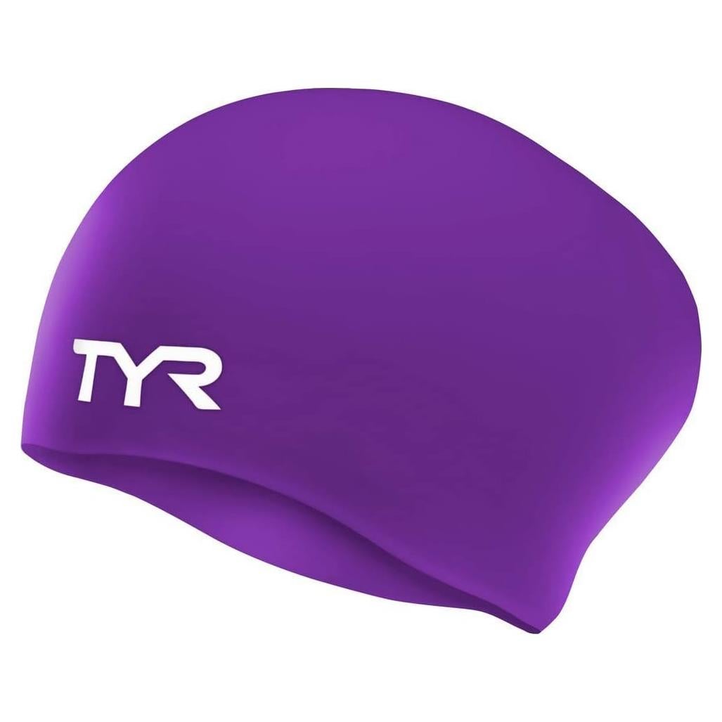 Gorro de Natación Silicona TYR LCSL para Cabello Largo