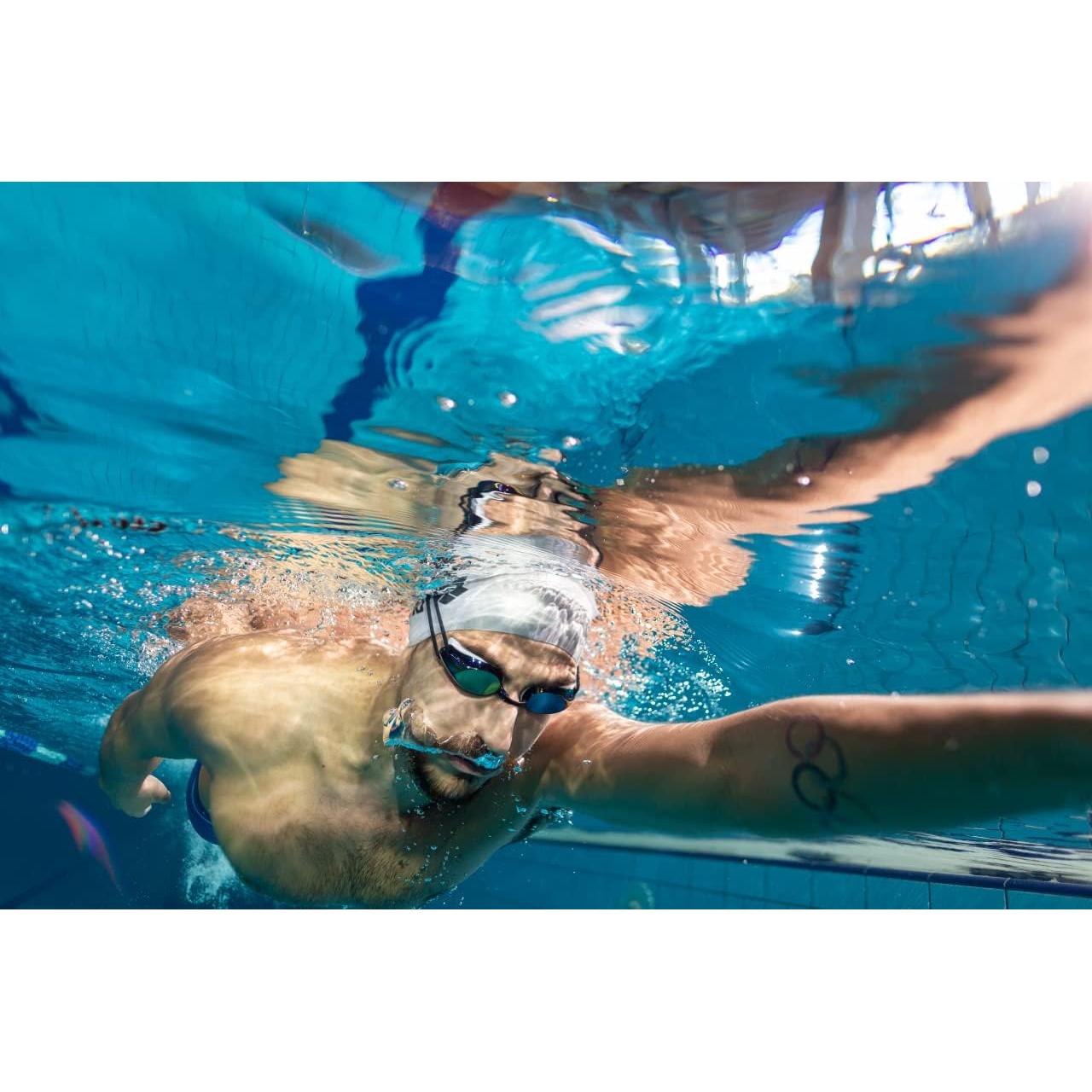 Gorro de natación de silicona unisex Arena Classic - Blanco/Negro