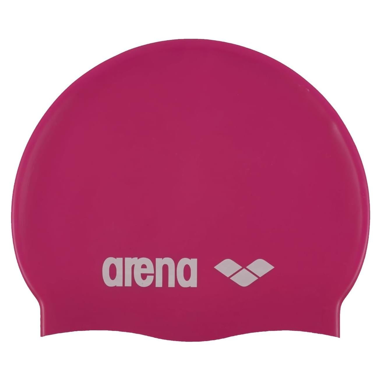 Gorro de natación de silicona ARENA Junior Fucsia/Blanco