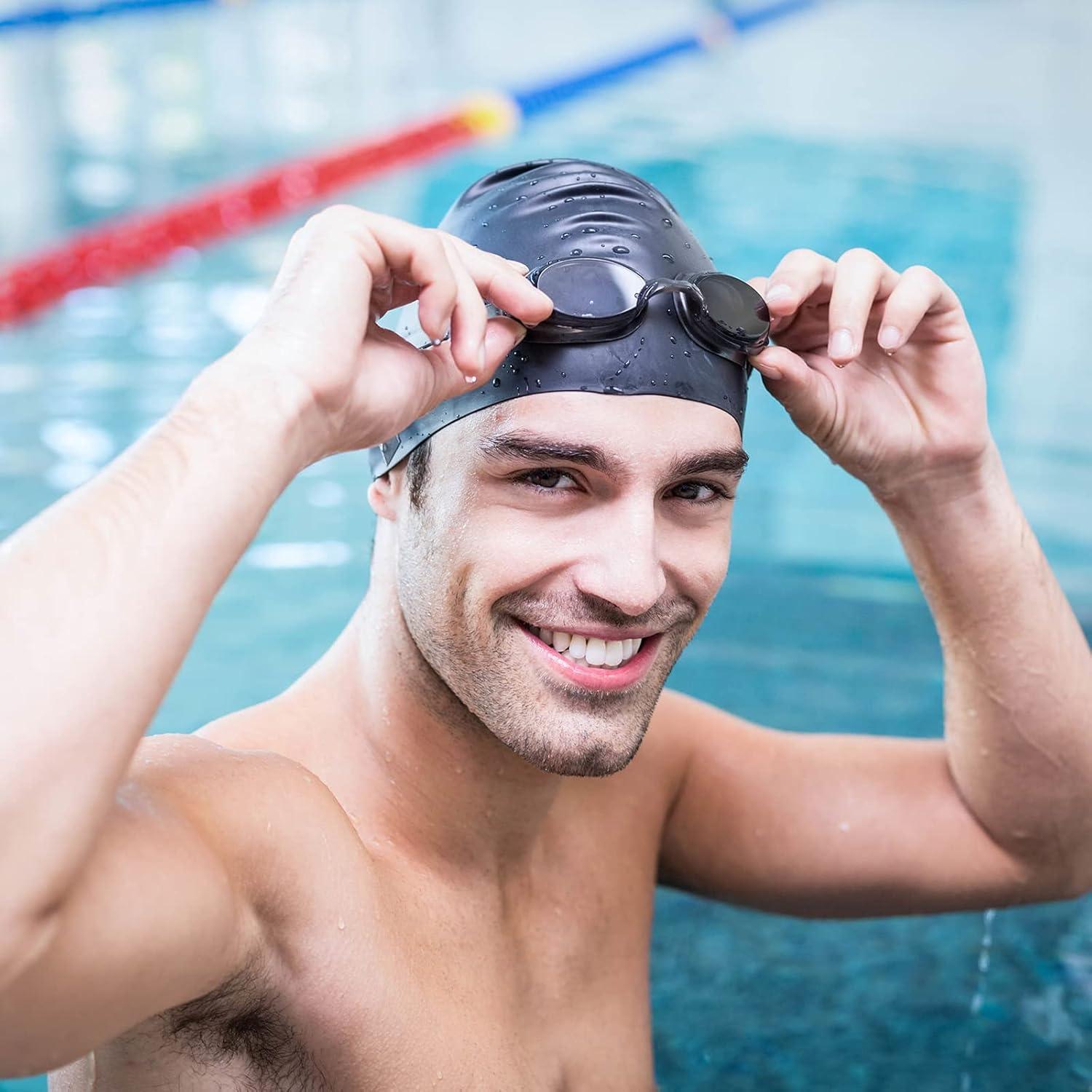 Gorros de Natación Silicona Syhood 6 Piezas Unisex Adulto