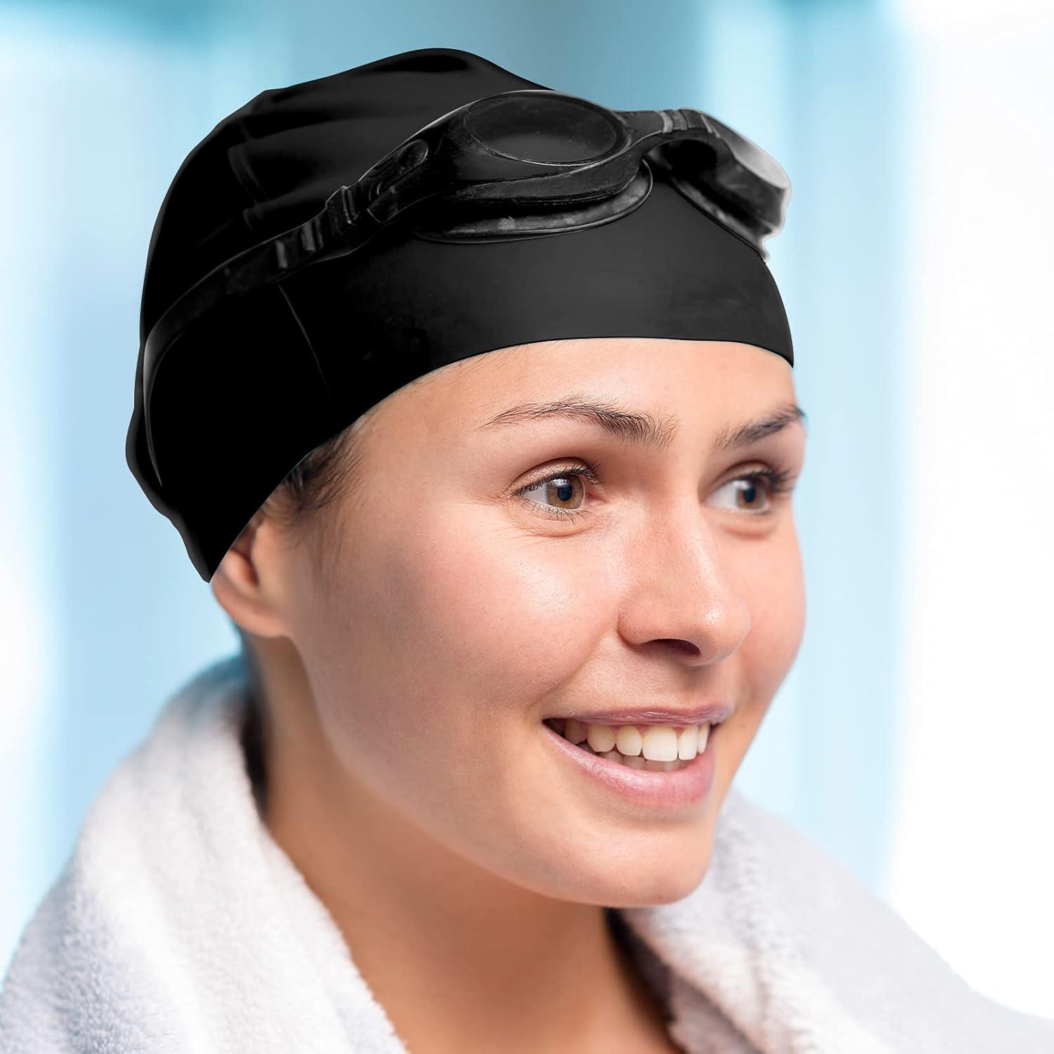 Gorros de Natación Silicona Syhood 6 Piezas Unisex Adulto