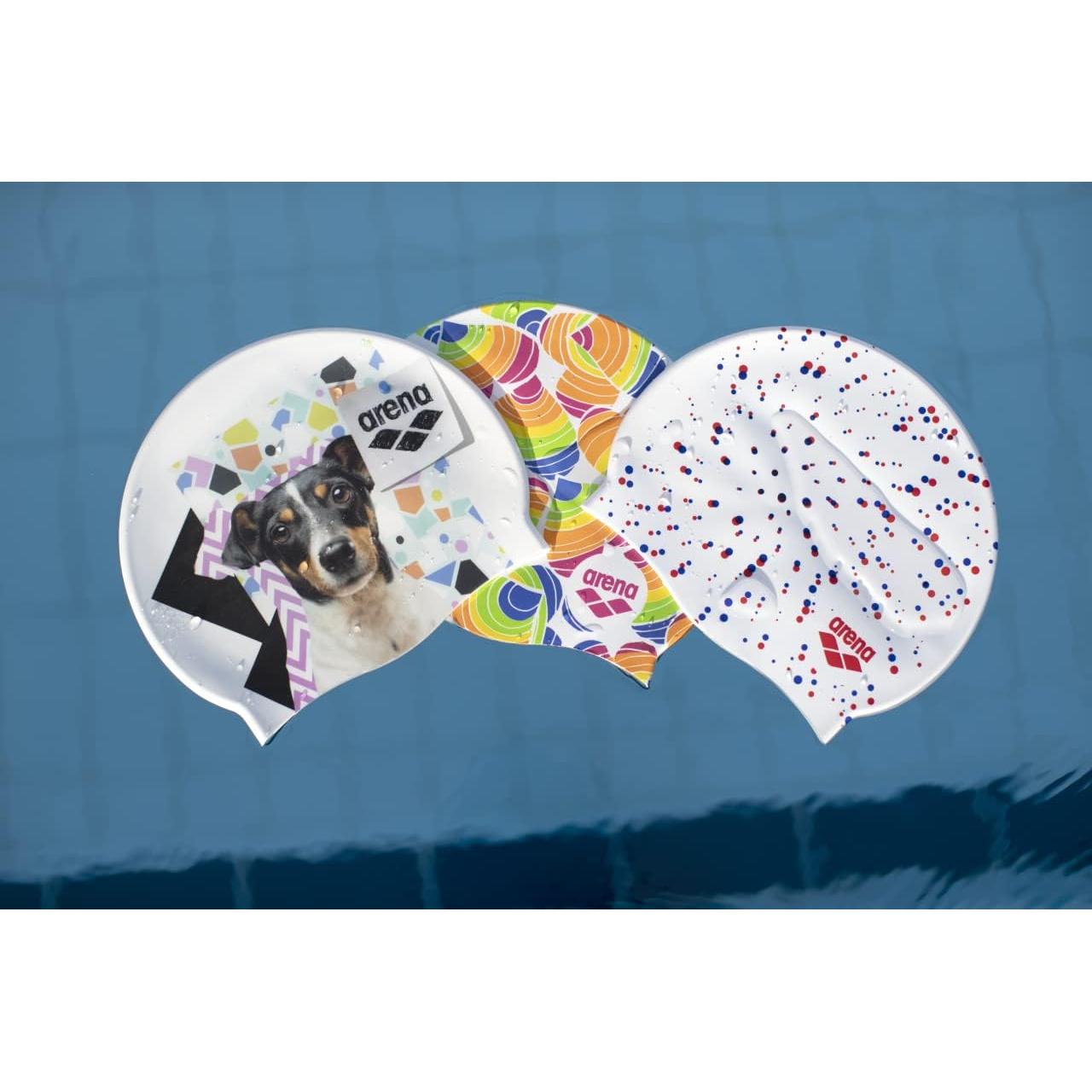 Gorro de natación unisex Arena Print 2 de silicona 100%