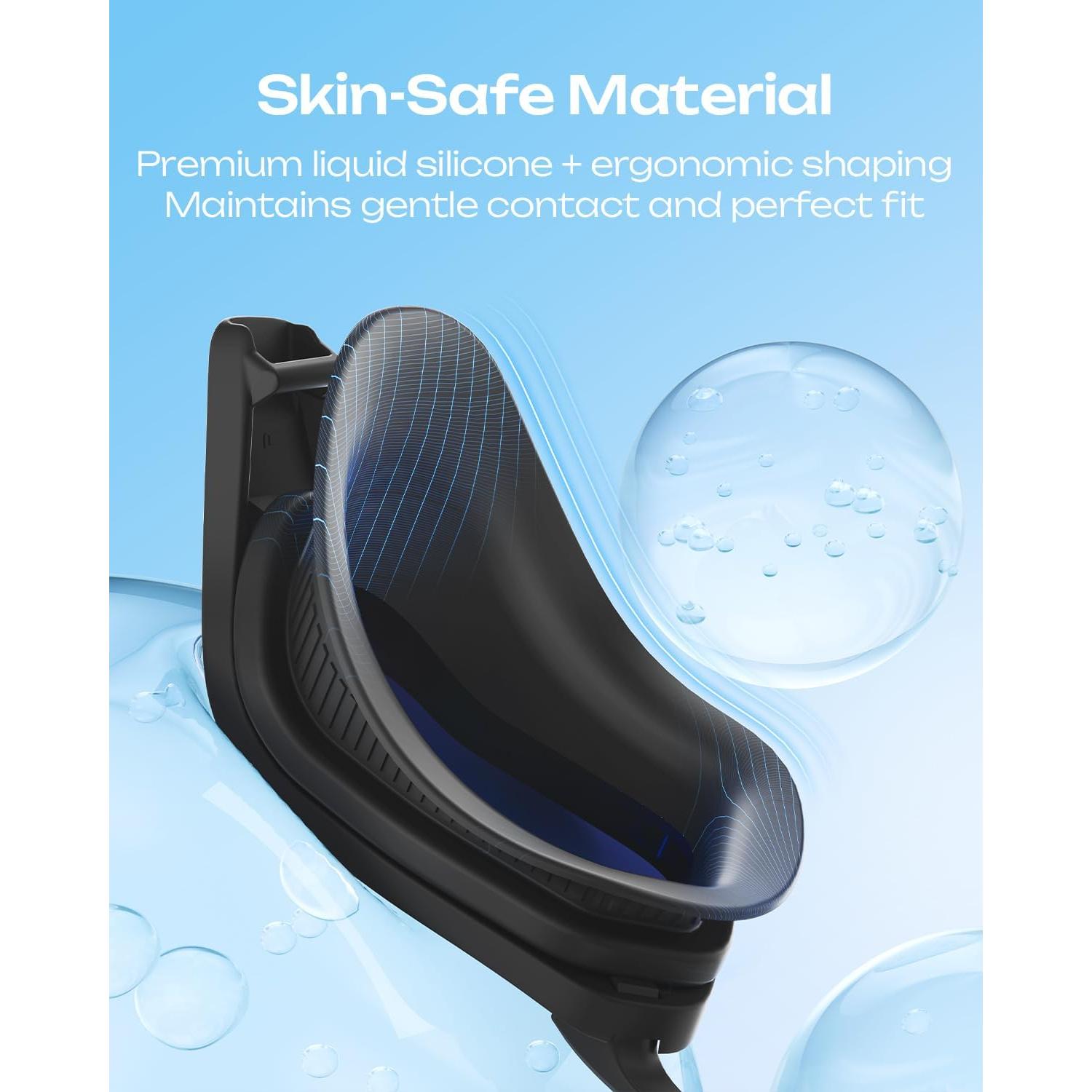 Gafas de Natación OLANRUN Unisex Antivaho UV 180° HD