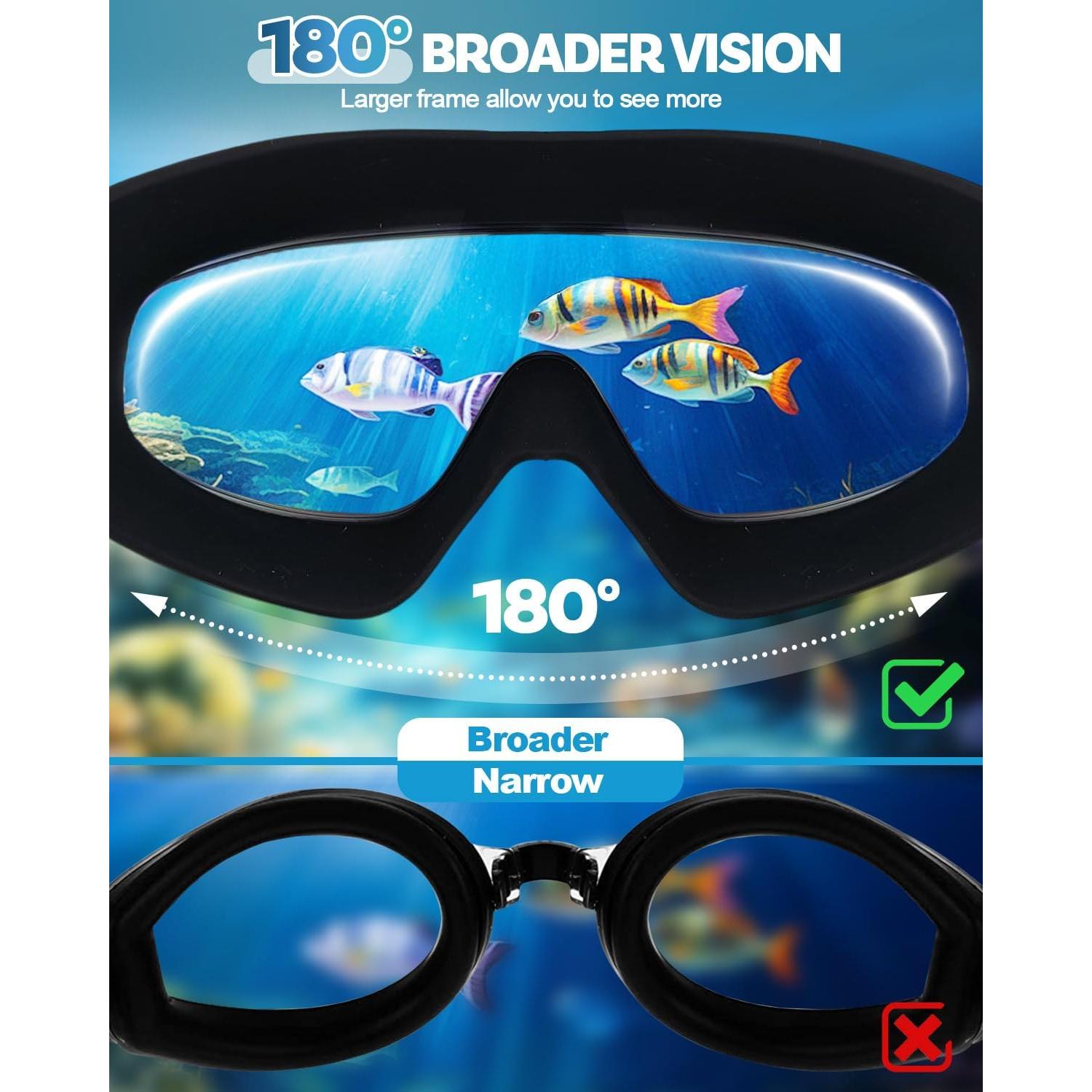 Gafas de natación polarizadas Rantizon anti UV y anti niebla