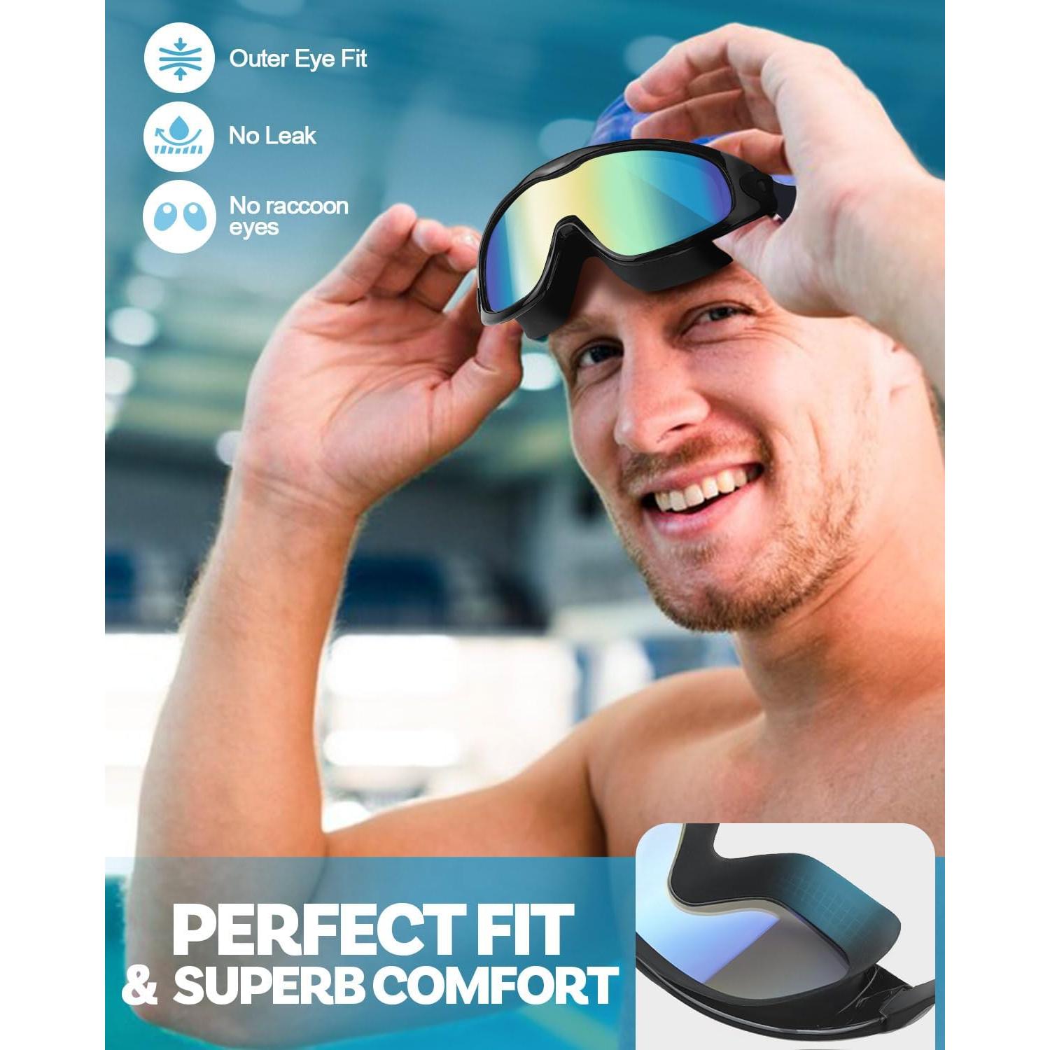 Gafas de natación polarizadas Rantizon anti UV y anti niebla