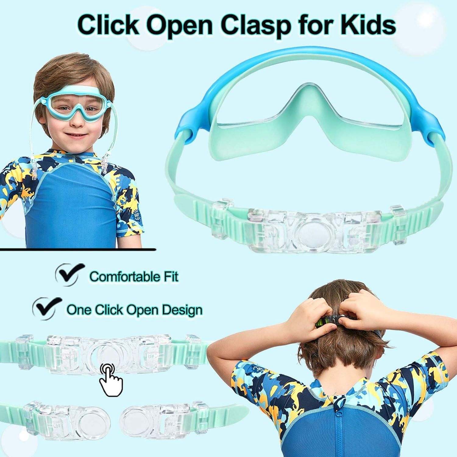 Gafas de natación Seago 2 Pack Anti-Niebla UV para Niños