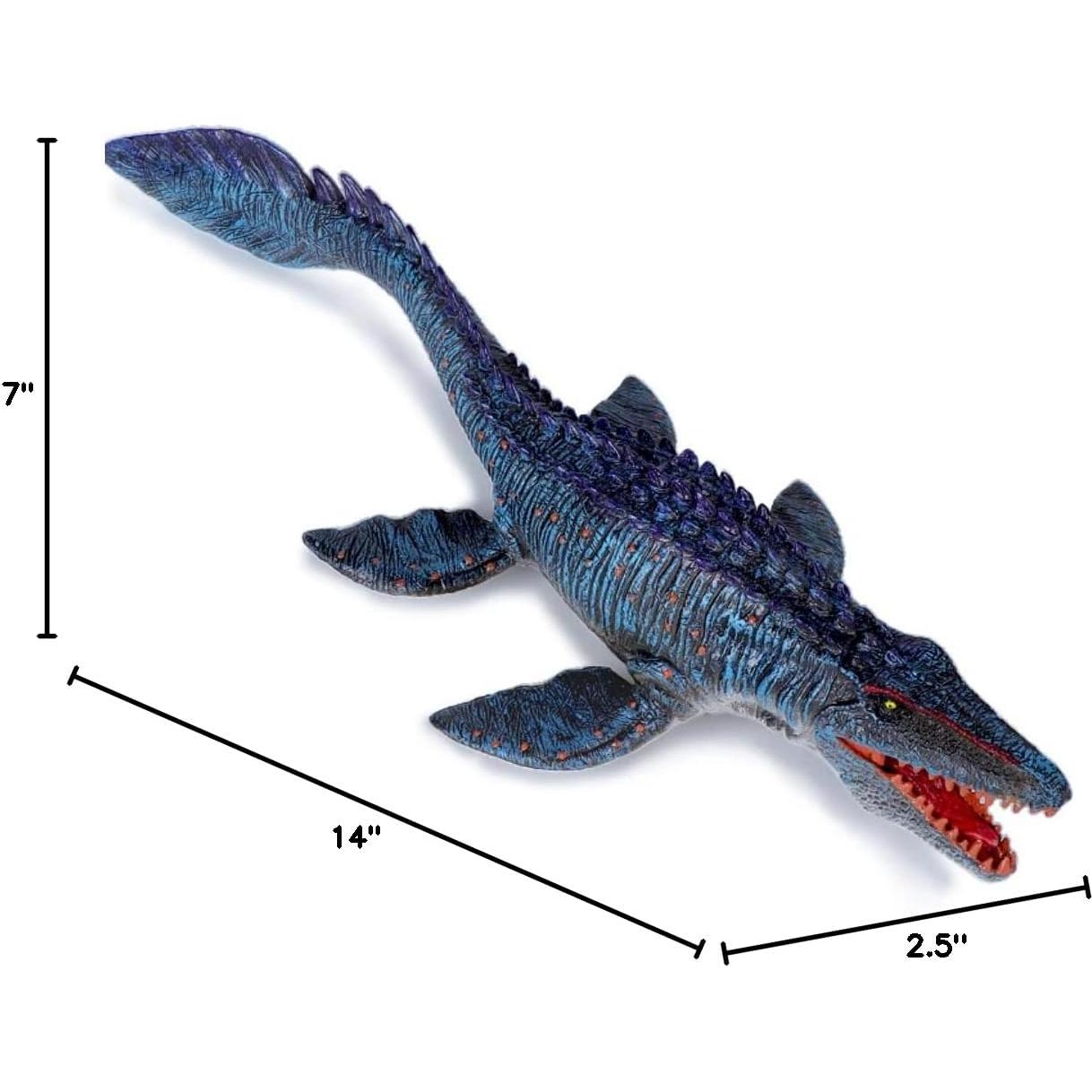 Figura de dinosaurio Mosasaurus Liberty Imports 34 cm realista
