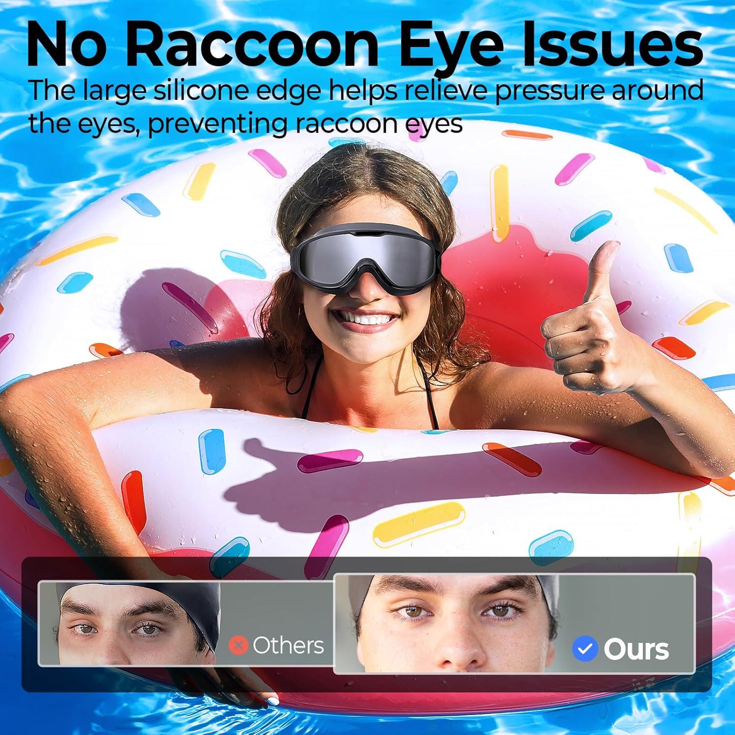 Gafas de natación VegoVia Adulto 2 Pack Anti-vaho UV 180°