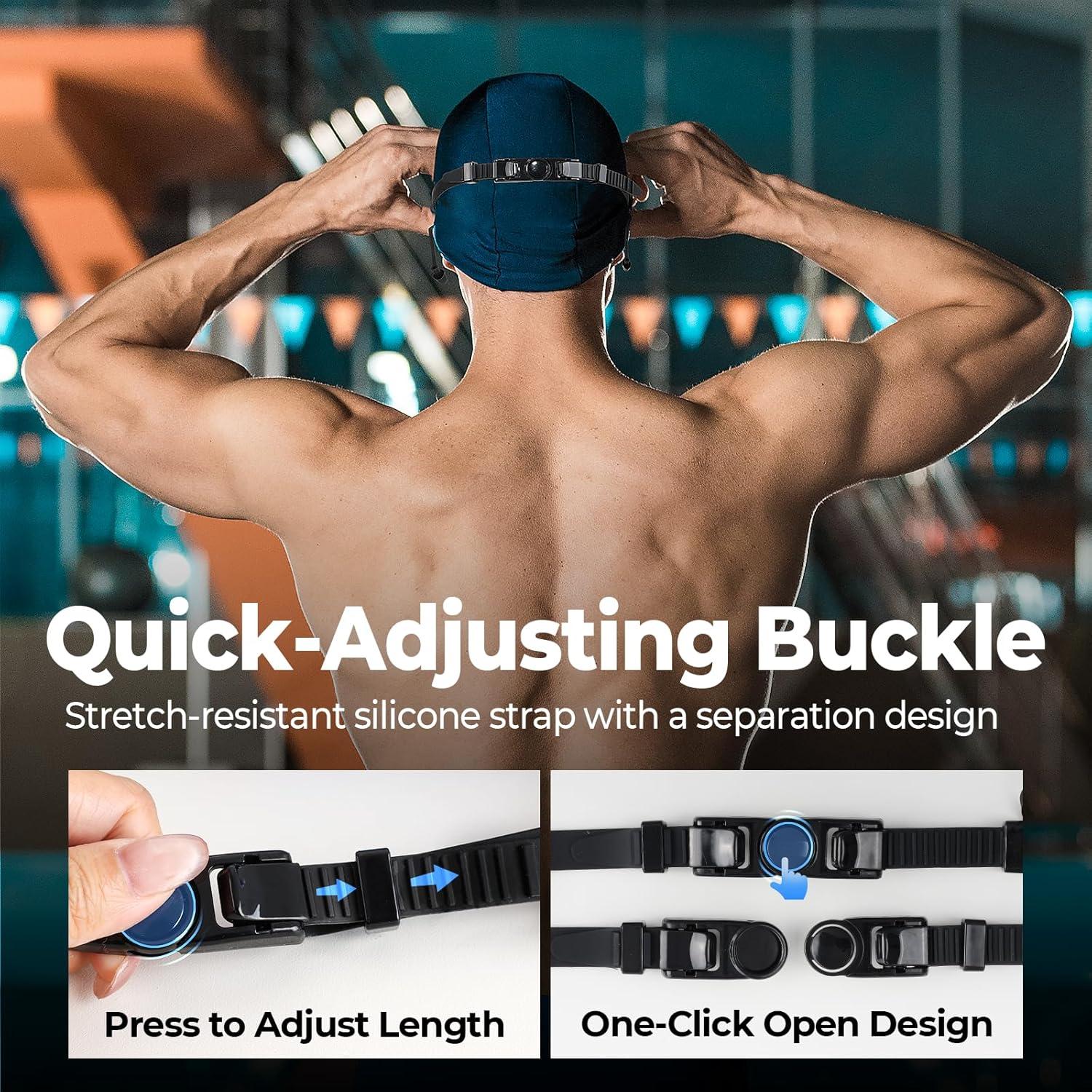 Gafas de natación VegoVia Adulto 2 Pack Anti-vaho UV 180°