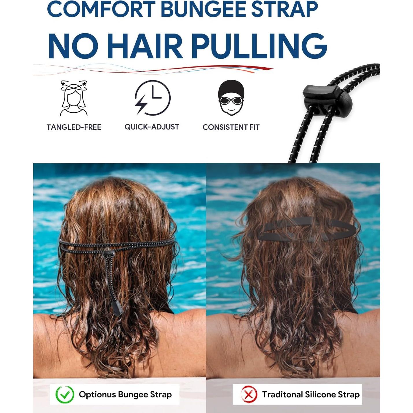 Gafas de natación Otionus polarizadas HD anti-vaho para adultos