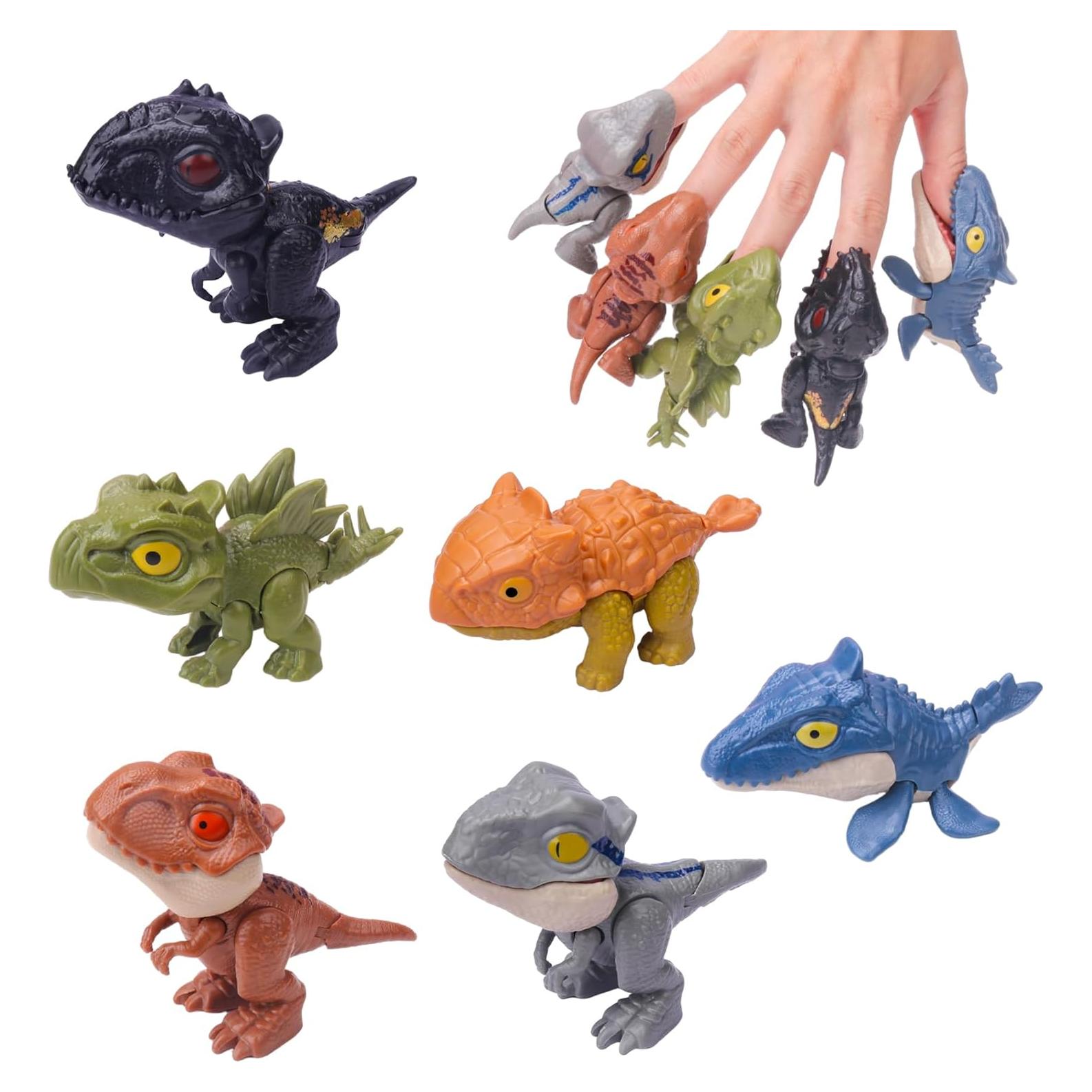 6 Figuras de Acción Dinosaurios Ledorr para Niños 3-8 Años