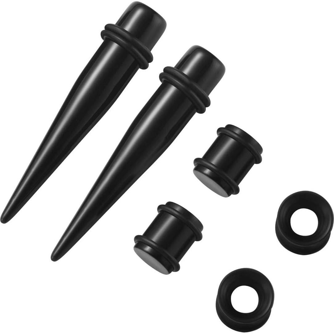 Kit de Estiramiento de Oído Acrílico JDXN 50 Piezas 14G-00G