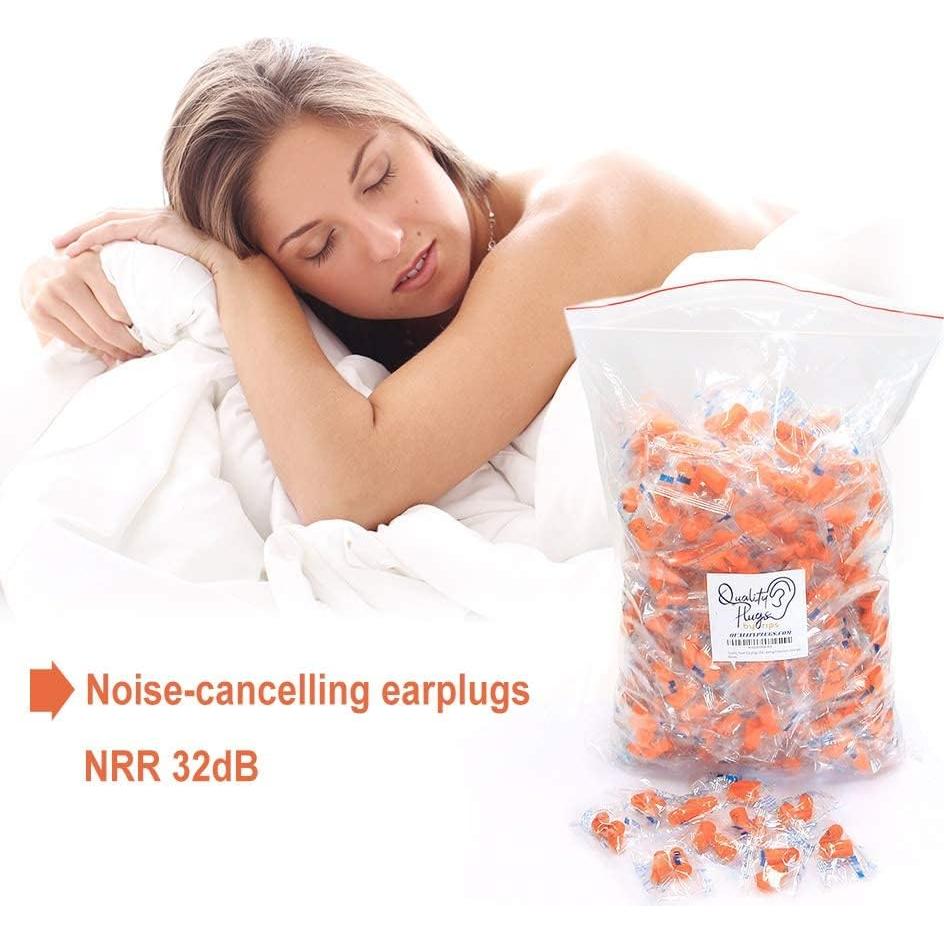 Tapones de Espuma Quality Plugs 200 Pares 32dB Naranja