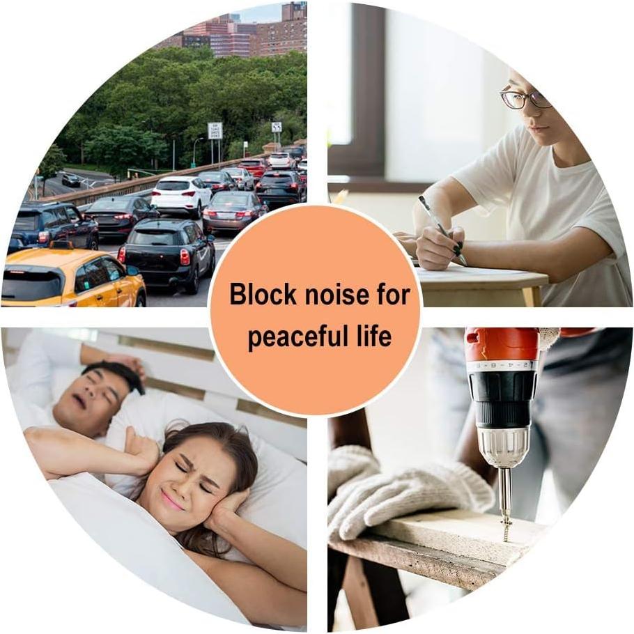 Tapones de Espuma Quality Plugs 200 Pares 32dB Naranja