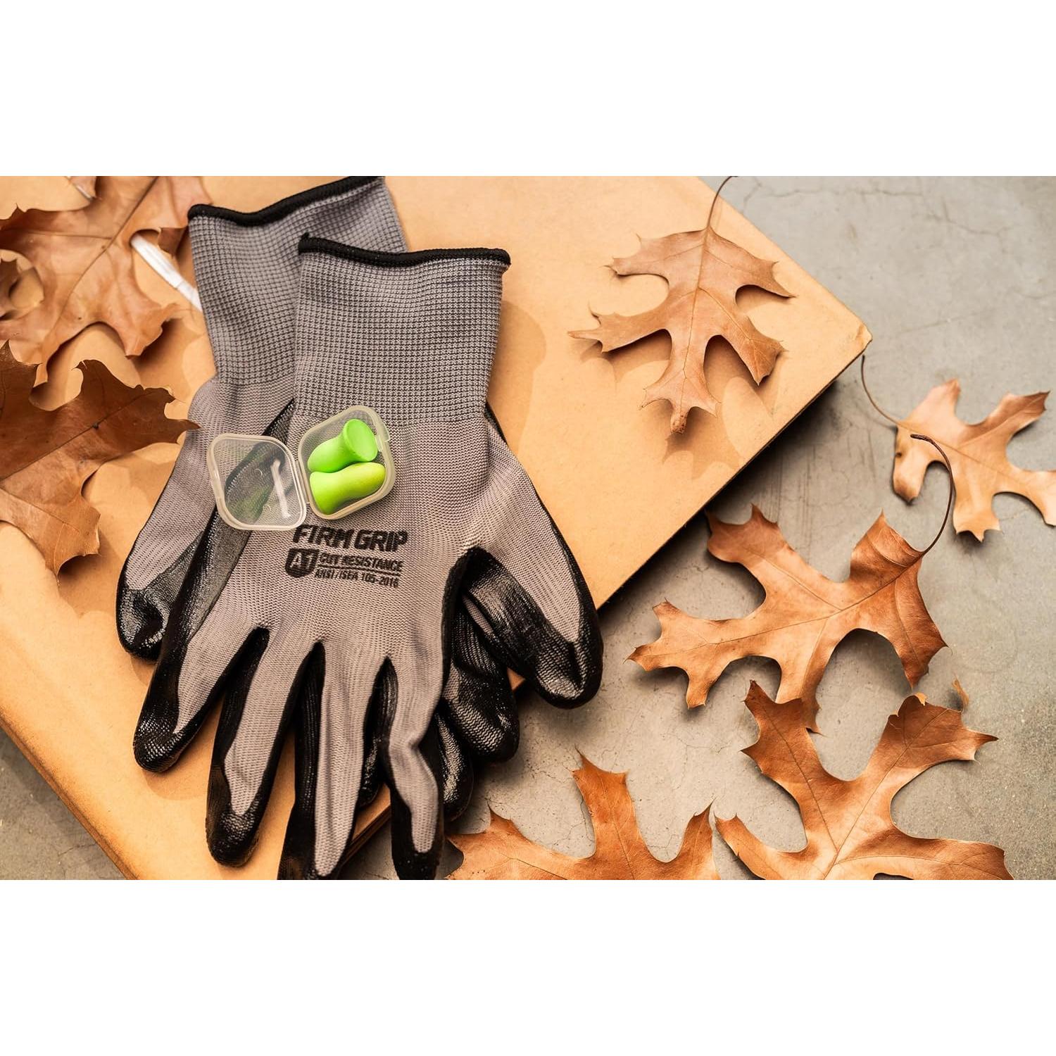 Tapones de espuma Flents Protechs - 10 pares, NRR 33, verde