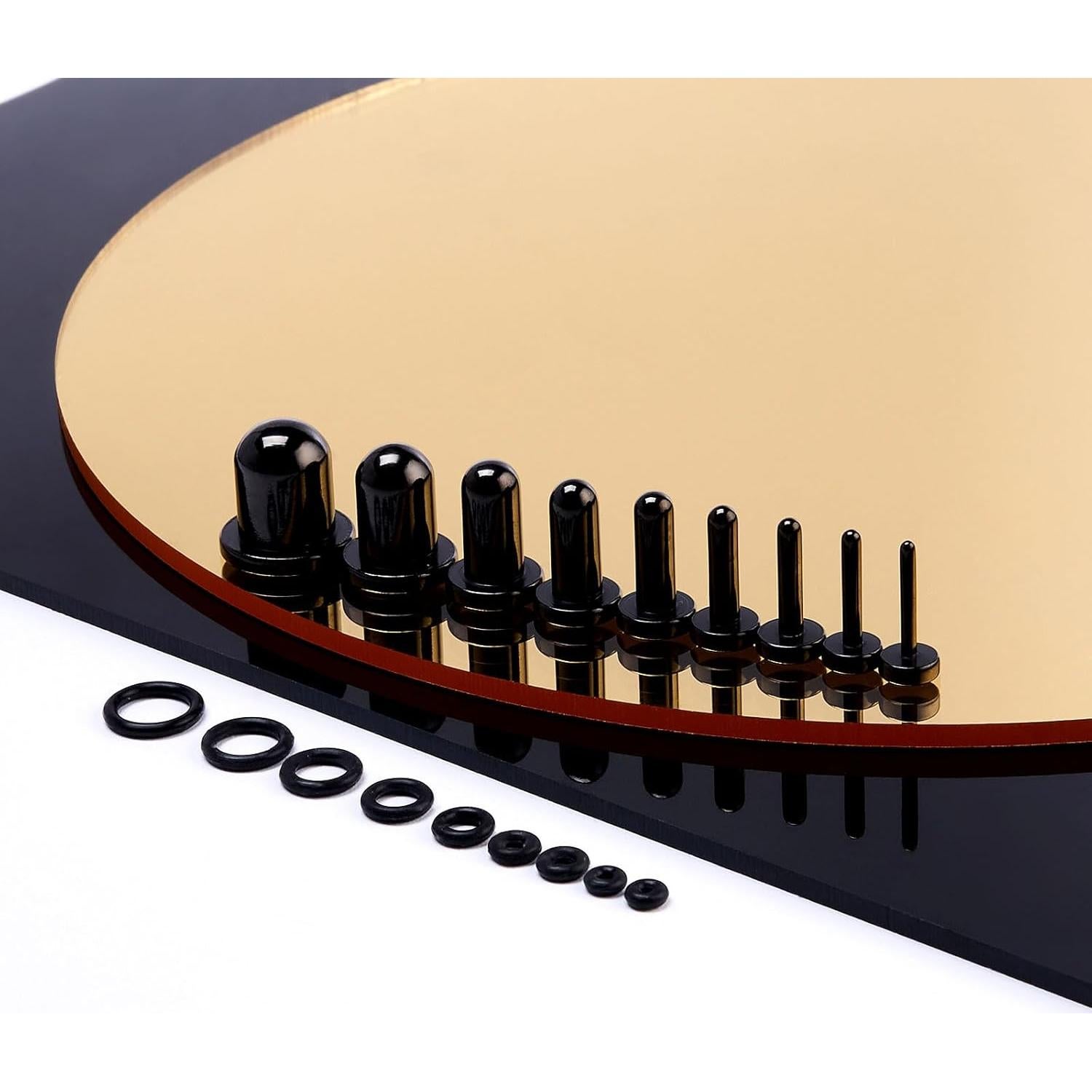 Kit de Estiramiento de Orejas JOYTOYOU 9 Pares Acero Inoxidable