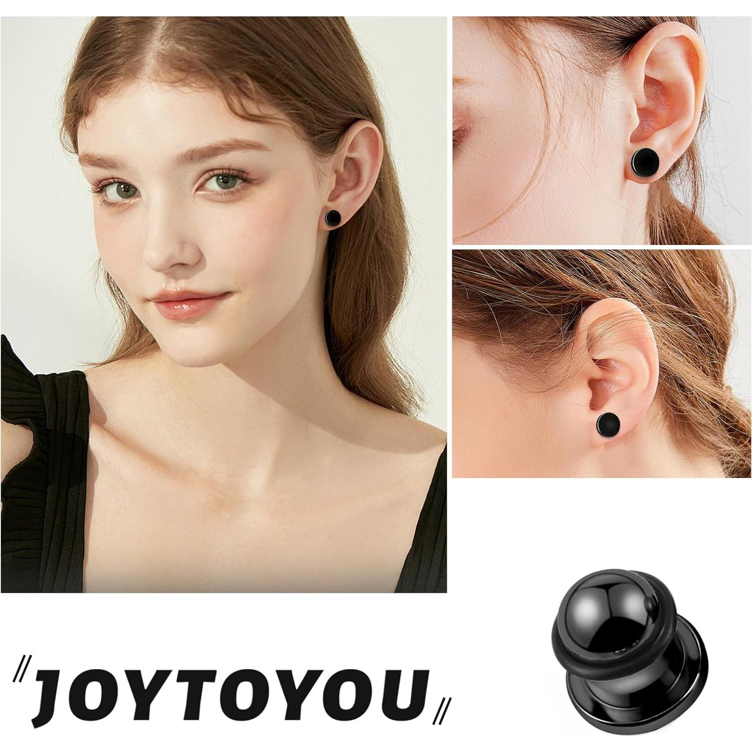 Kit de Estiramiento de Orejas JOYTOYOU 9 Pares Acero Inoxidable