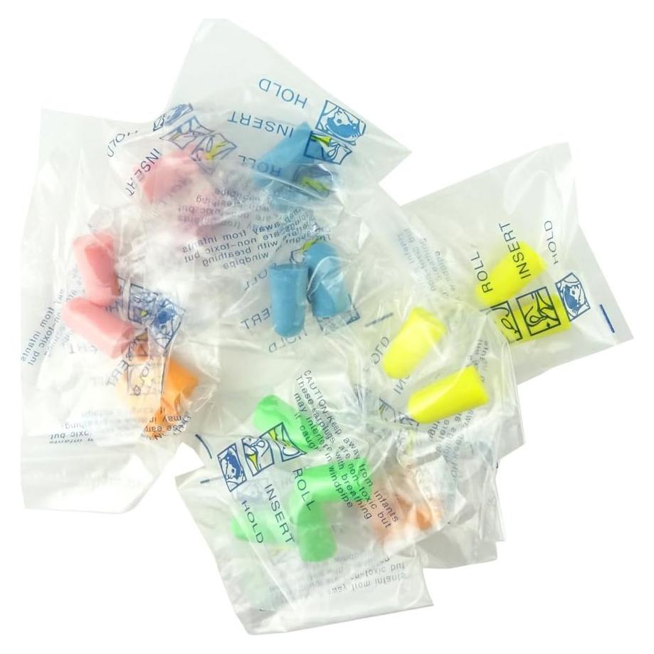 Tapones de Espuma Suave Honbay 10 Pares 20 PCS Protección Auditiva