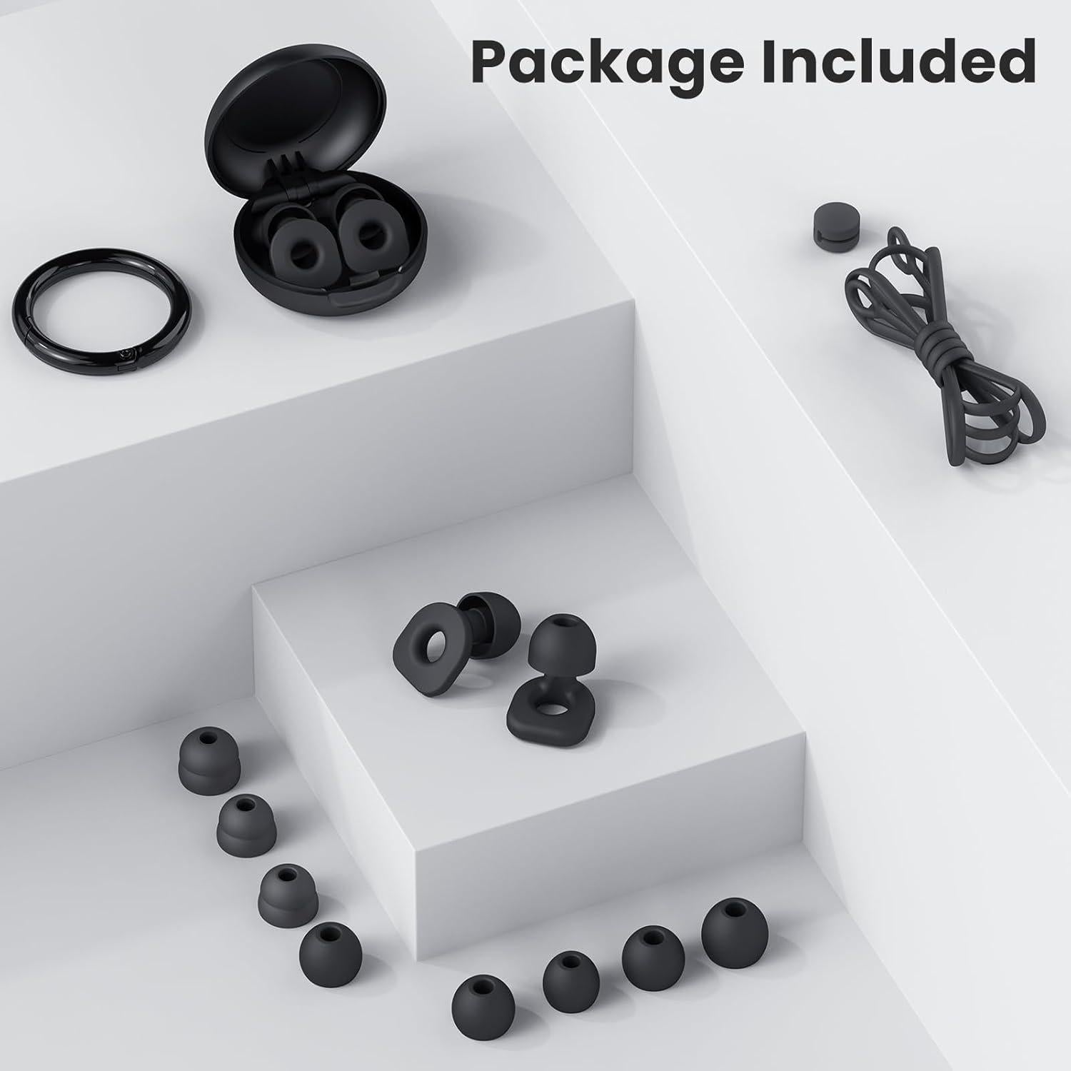 Tapones Reutilizables para Oídos LOETRUY - Reducción 25dB-30dB