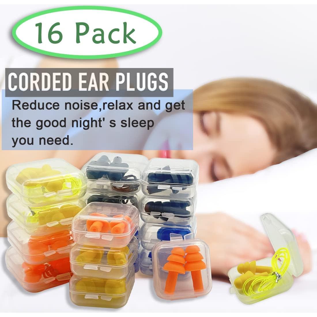 Tapones de Silicona Reutilizables AXBUS - 16 Pares Cancelación Ruido