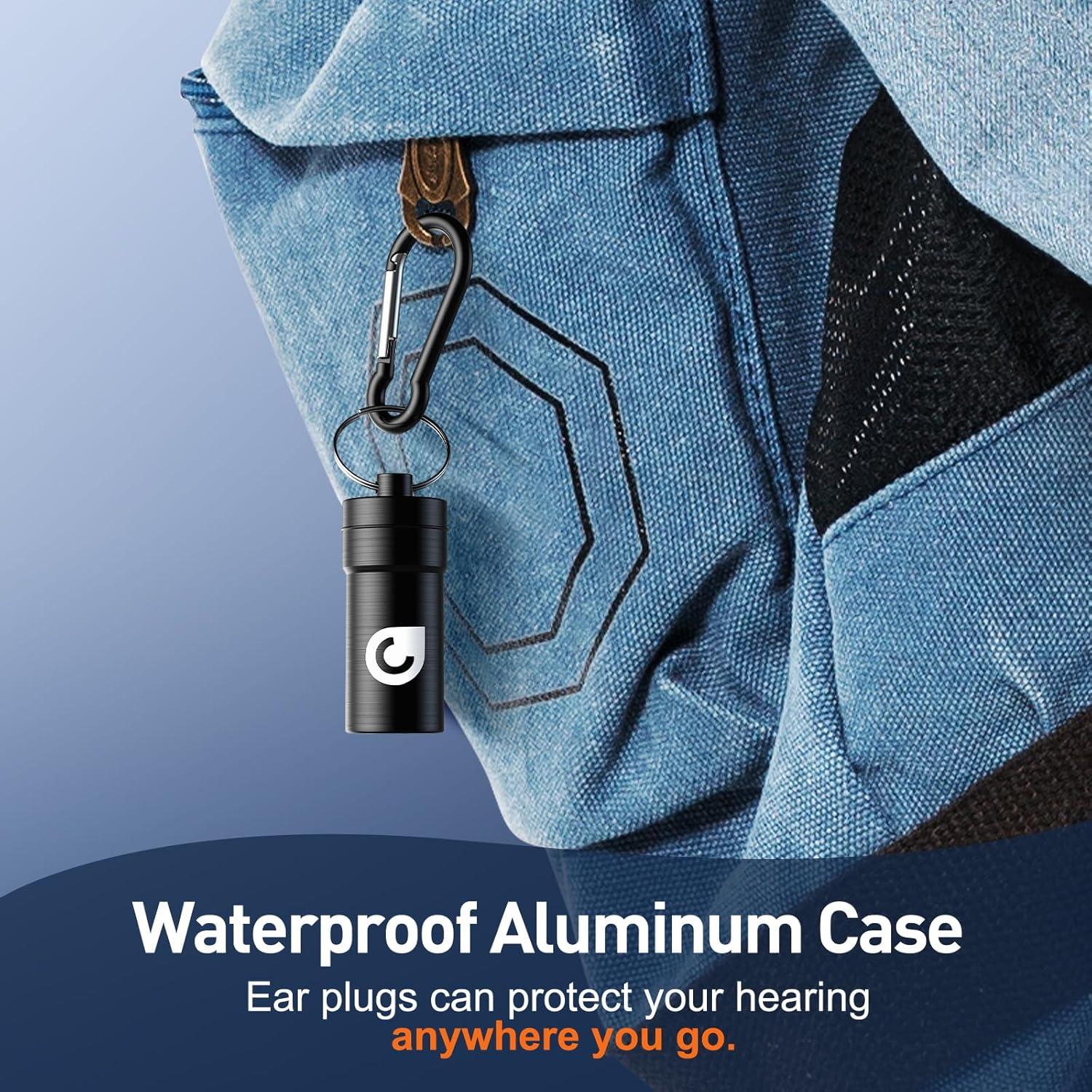 Tapones de Oídos de Alta Fidelidad Silicona 23 dB - 2 Pares