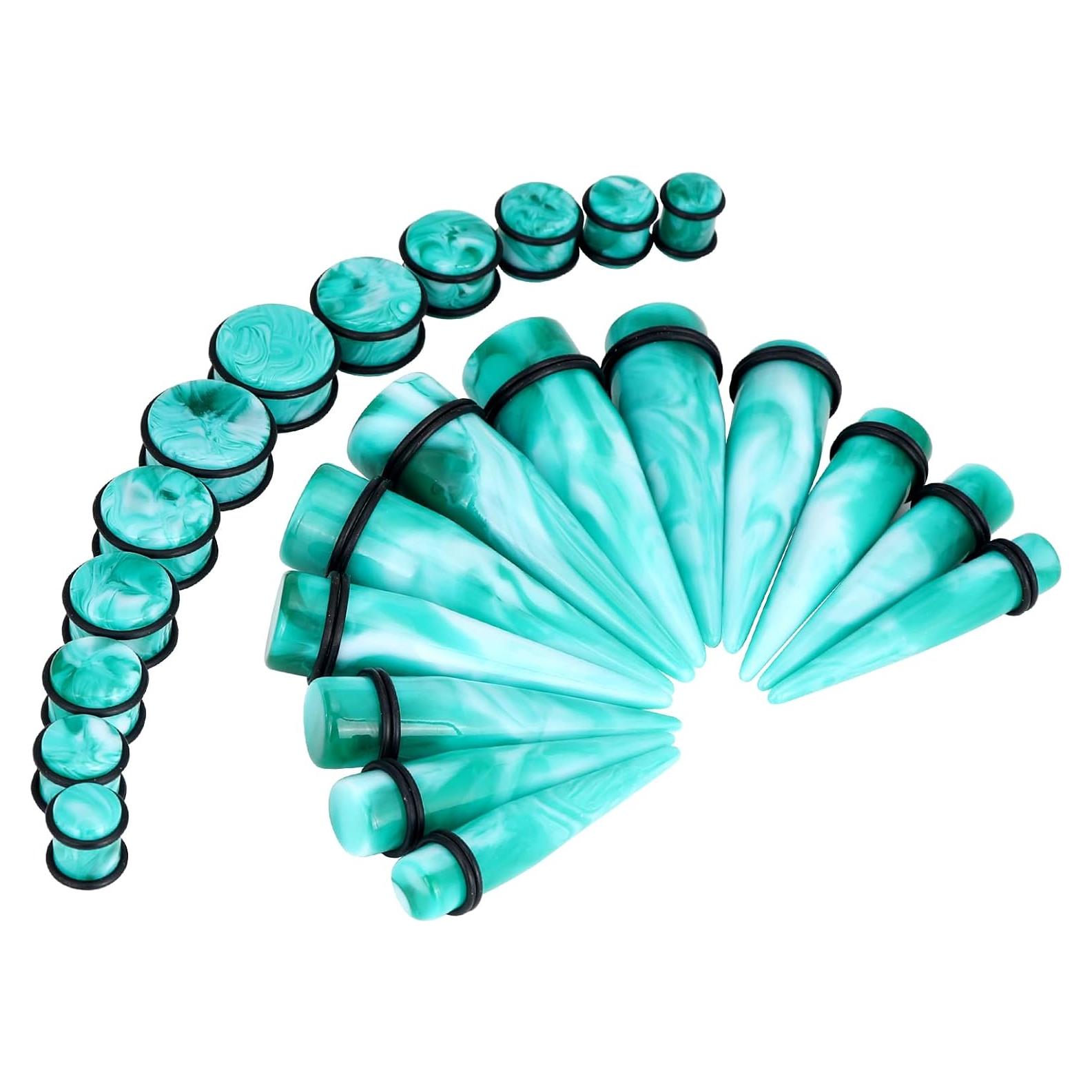 Kit de Estiramiento de Orejas Oyaface 24PC 00G-20mm Acrílico