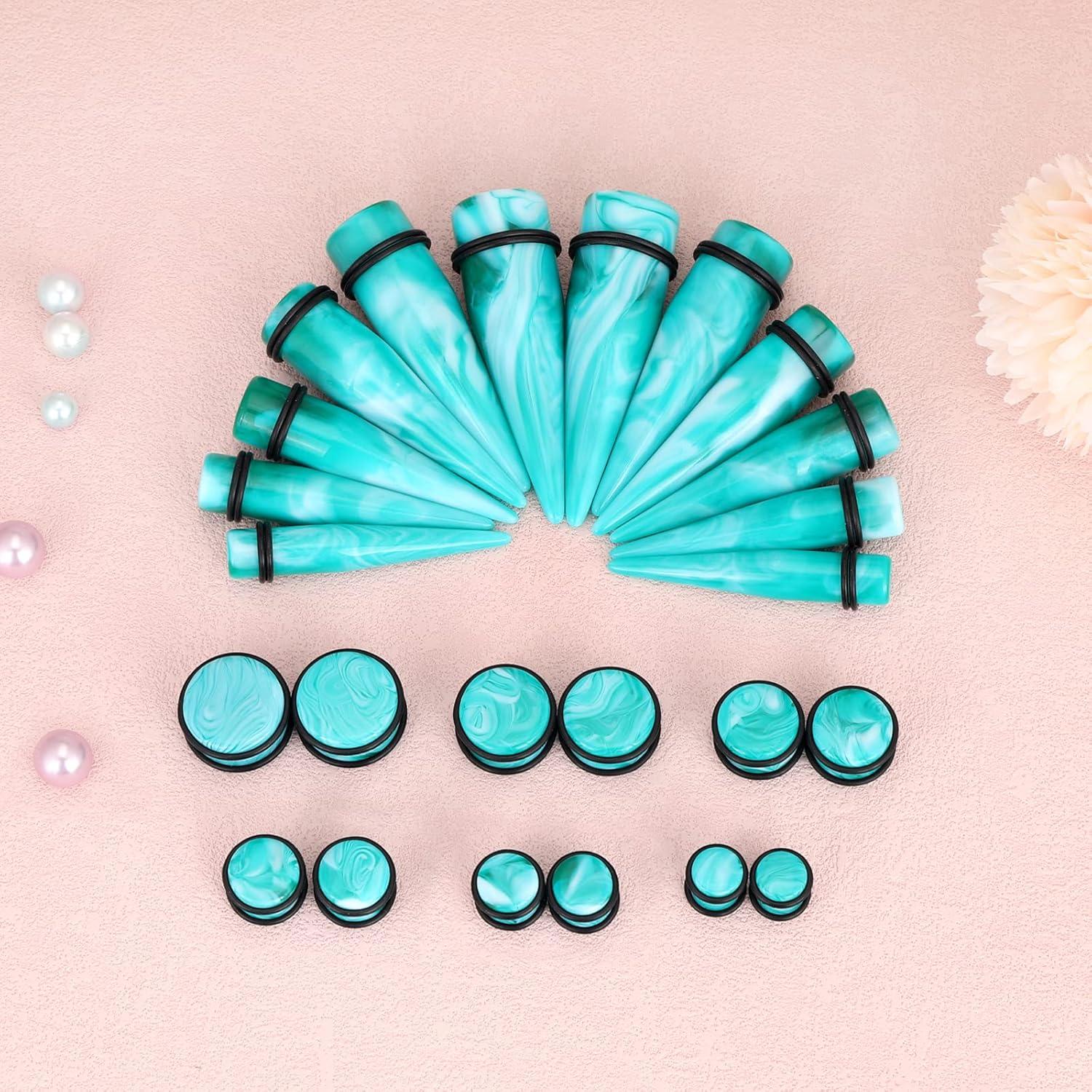 Kit de Estiramiento de Orejas Oyaface 24PC 00G-20mm Acrílico