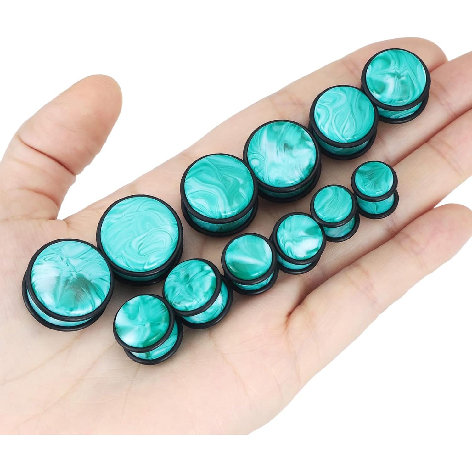 Kit de Estiramiento de Orejas Oyaface 24PC 00G-20mm Acrílico