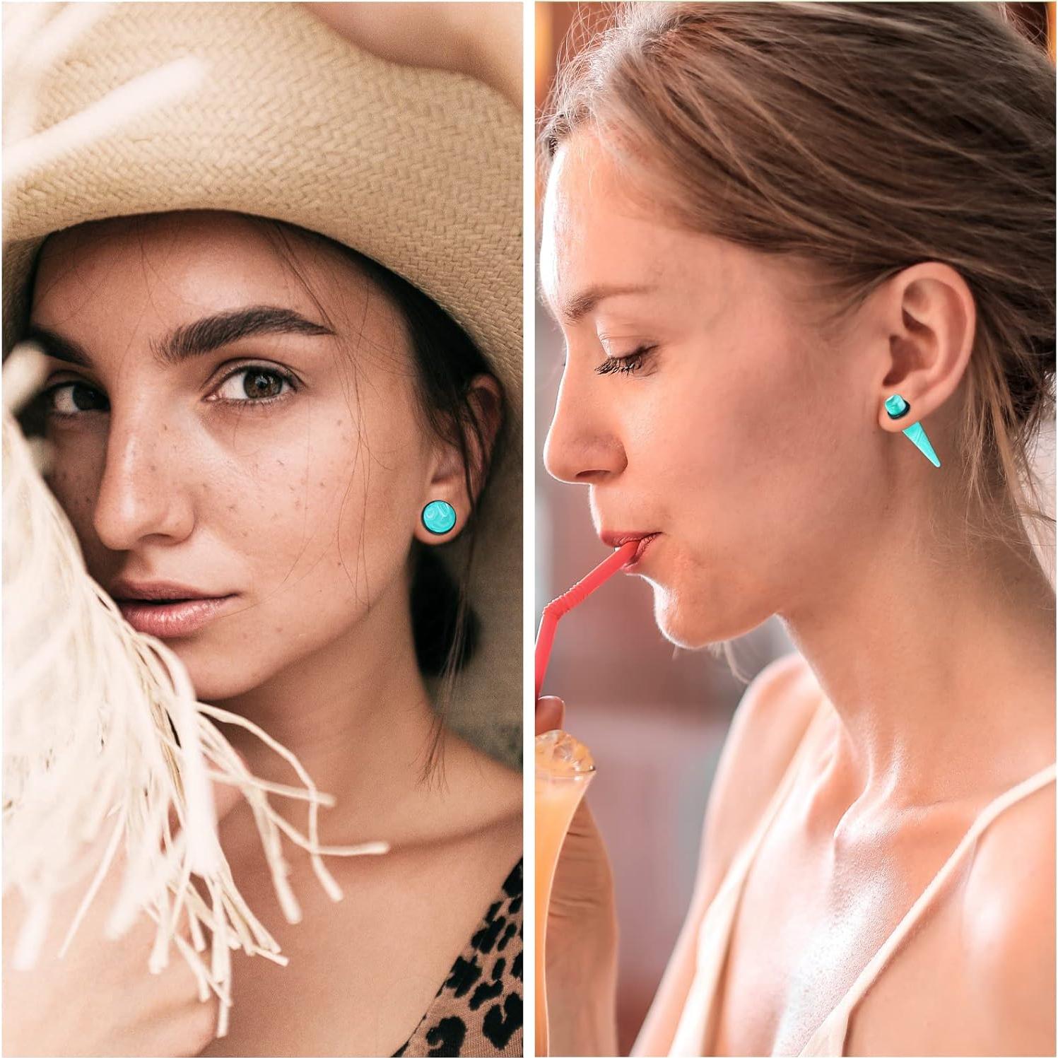 Kit de Estiramiento de Orejas Oyaface 24PC 00G-20mm Acrílico