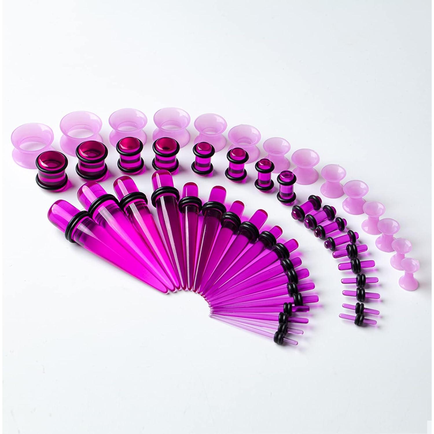 Kit de Estiramiento de Orejas 50 Piezas CABBE KALLO Silicona