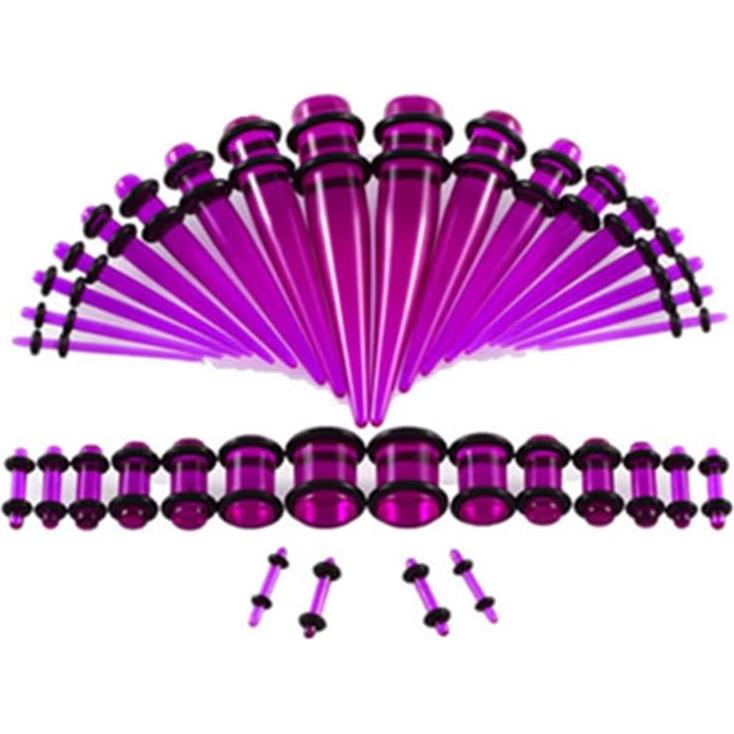 Kit de Estiramiento de Orejas 50 Piezas CABBE KALLO Silicona