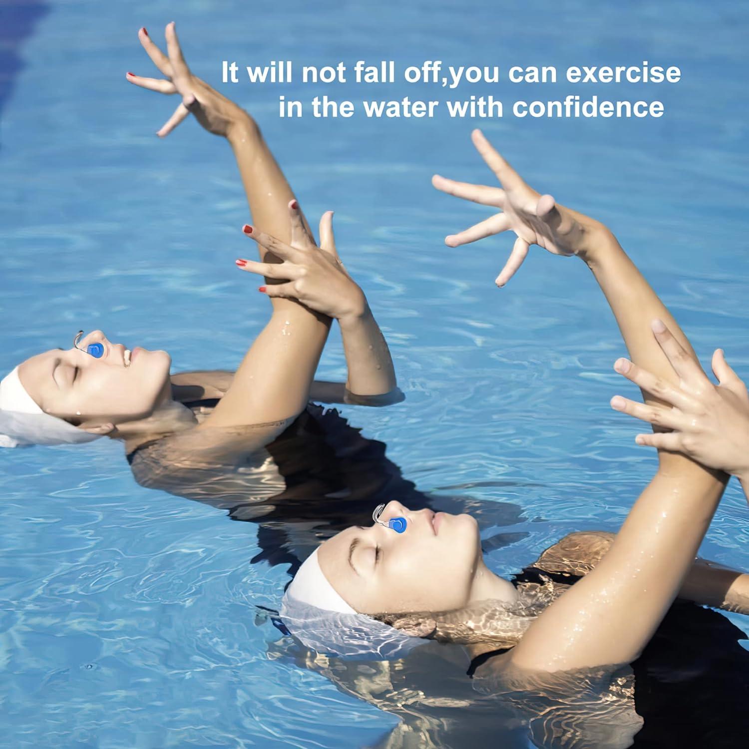 Clip de Nariz para Nadar Hurdilen - 14 Paquetes Multicolor