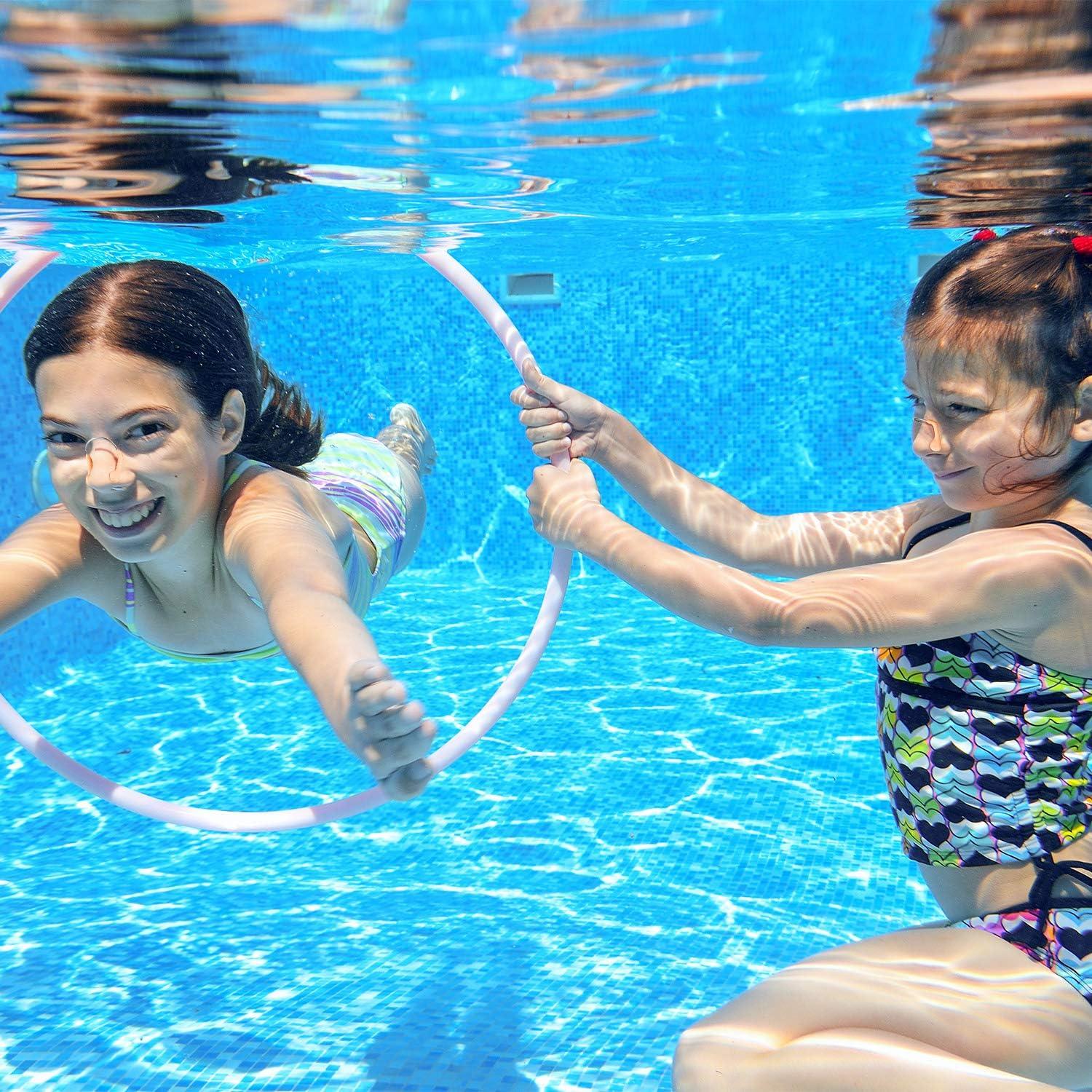 12 Clips de Nariz para Nadar Fiada - Adultos y Niños