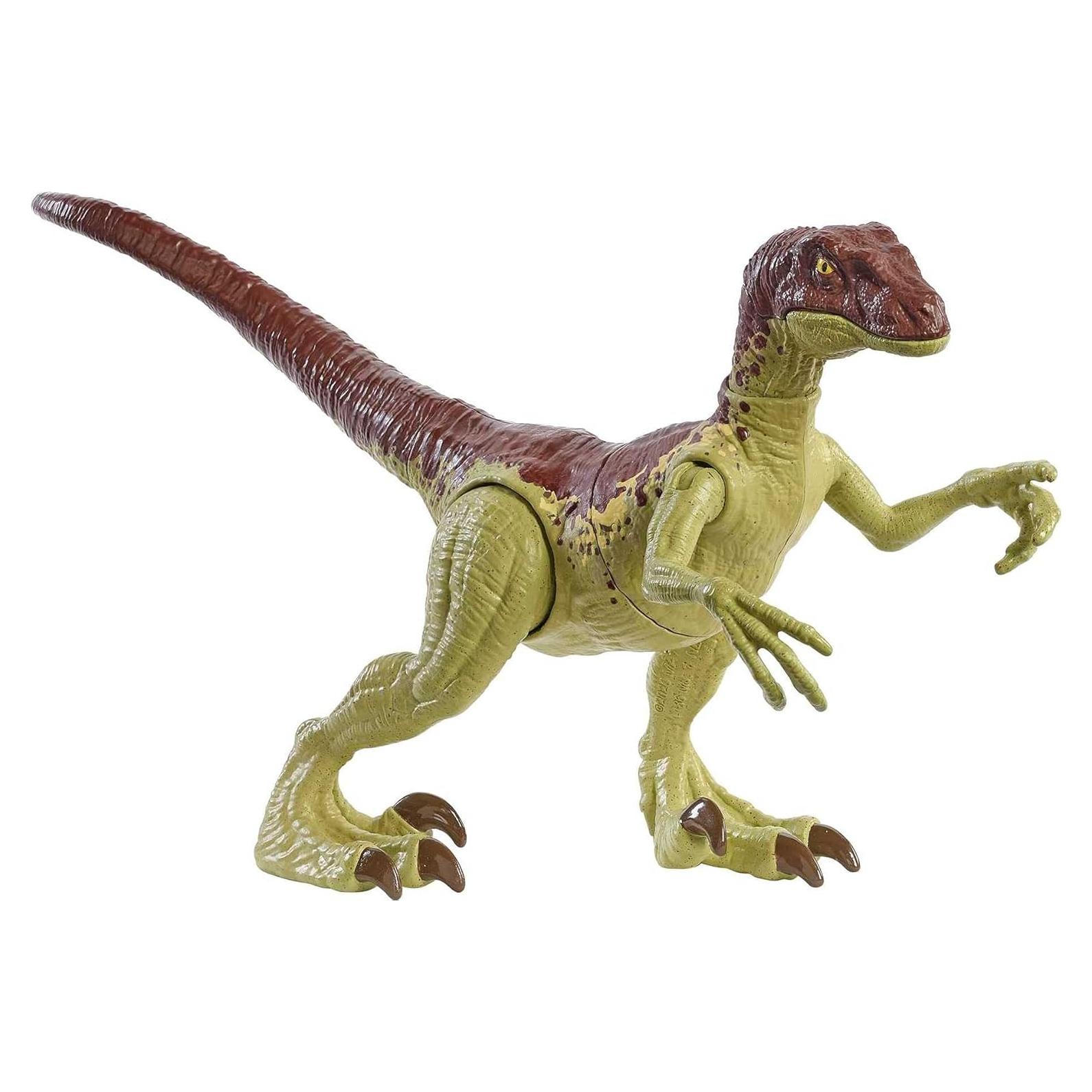 Jurassic World Figura Velociraptor Mattel 12 cm Juntas Móviles