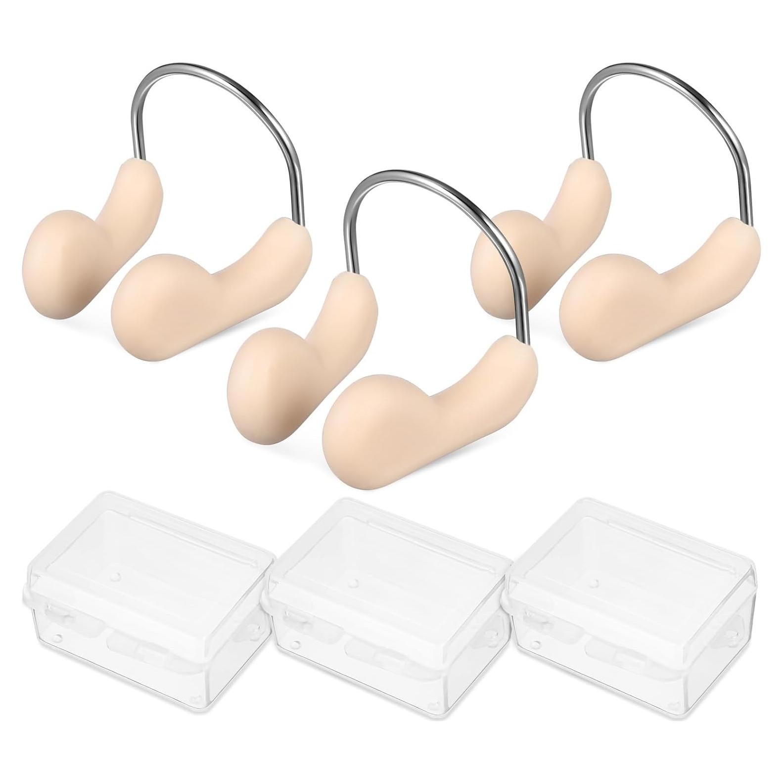 Clips de Nariz de Silicona SUPVOX para Natación - 3 Pcs