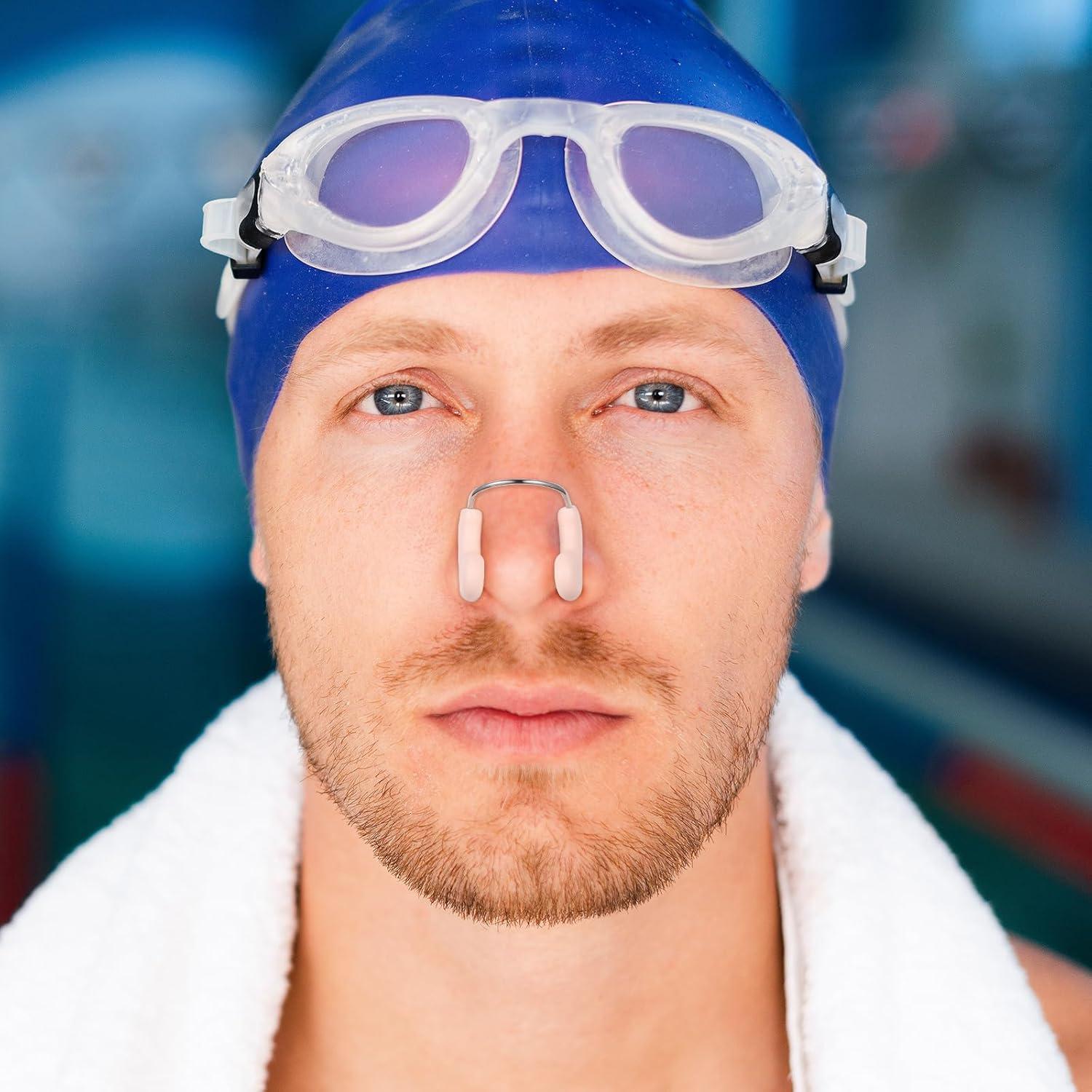 Clips de Nariz de Silicona SUPVOX para Natación - 3 Pcs