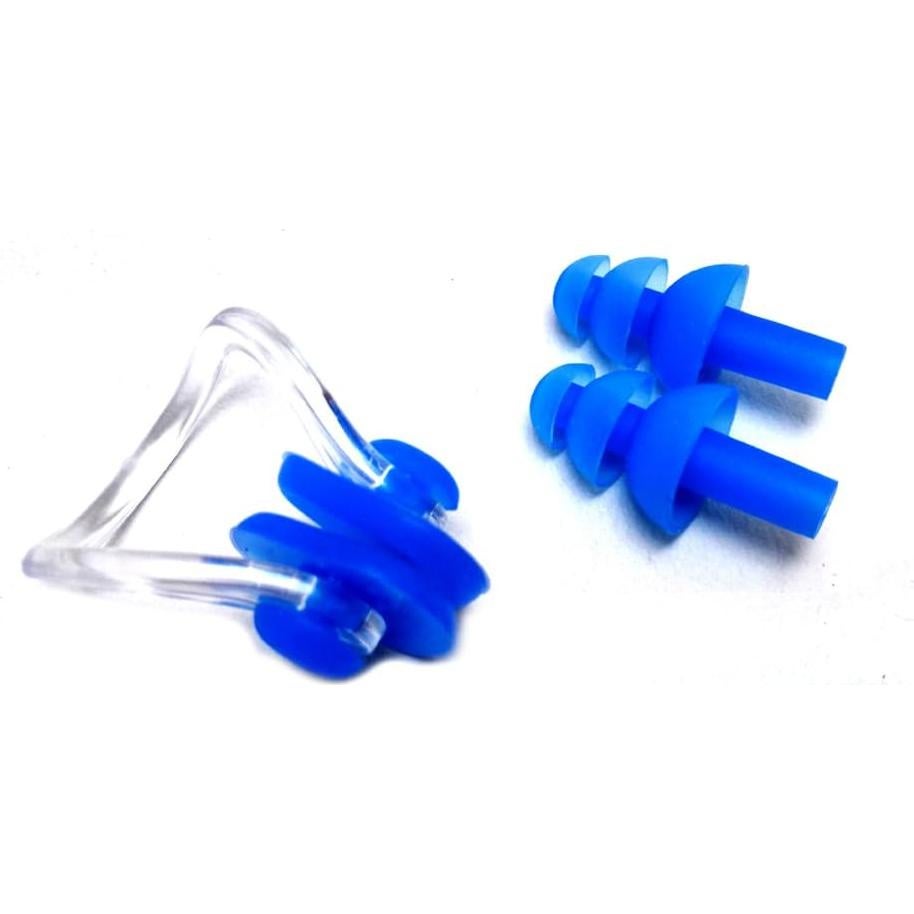 Zooshine 6 Juegos de Tapones de Oído y Clip para Nariz Silicona