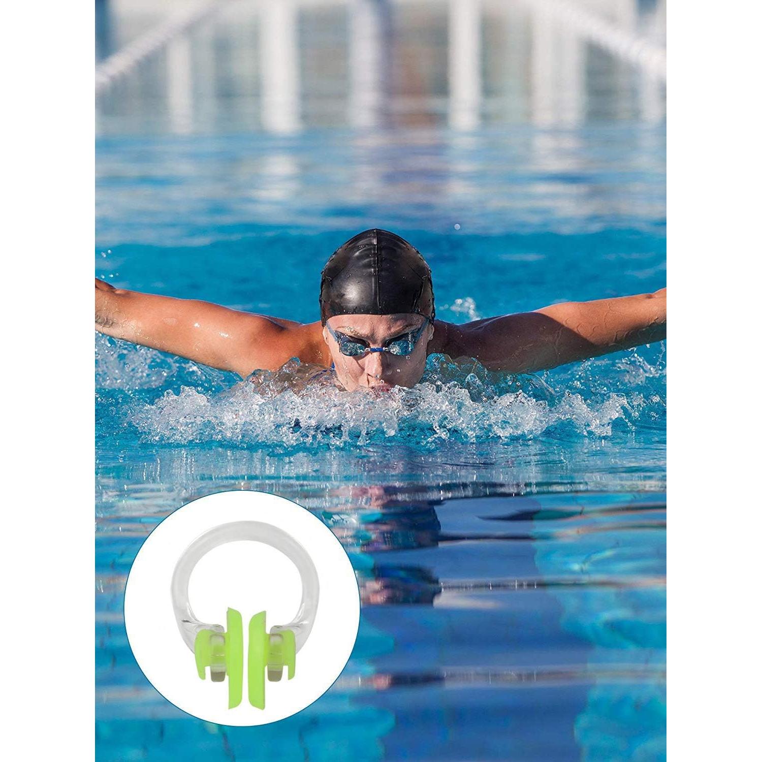 Clips de Nariz de Silicona Minelife 18 Pcs Impermeables