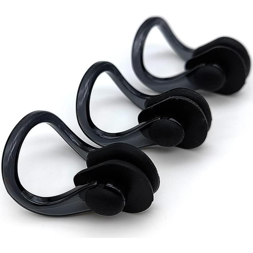 Clips de Nariz para Nadar Zooshine 12 PCS Silicona Brillante