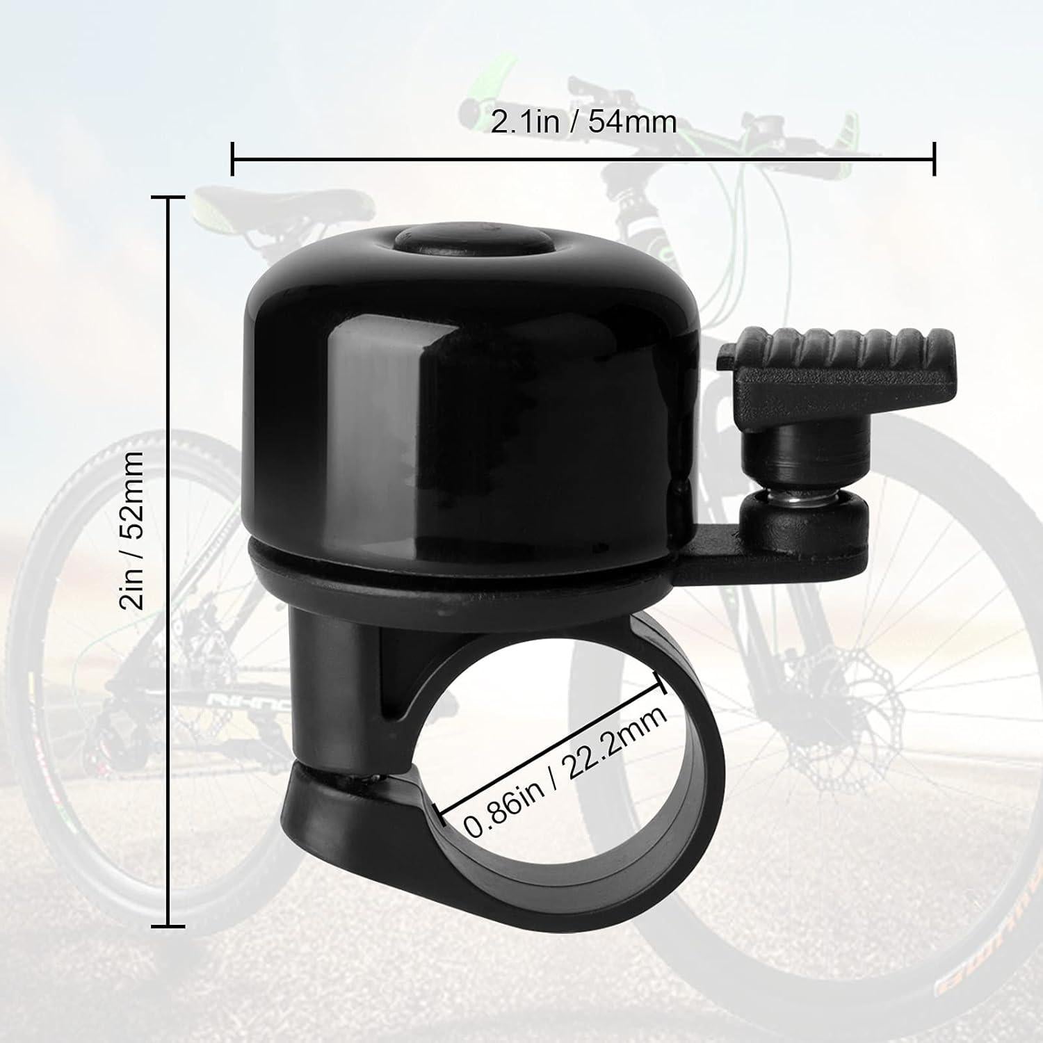 Timbre de Bicicleta Binudum JH-1 Clásico 2 Pcs Negro