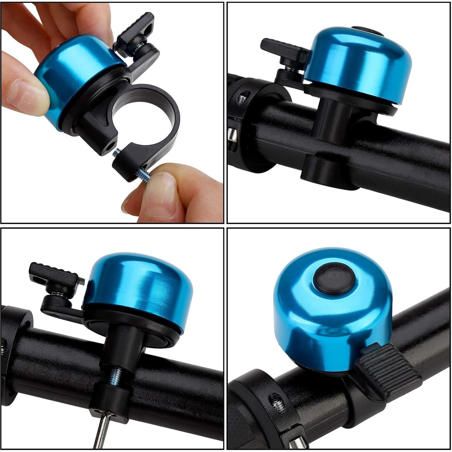 Campana de Bicicleta Paliston Azul Sonido Nítido 22mm