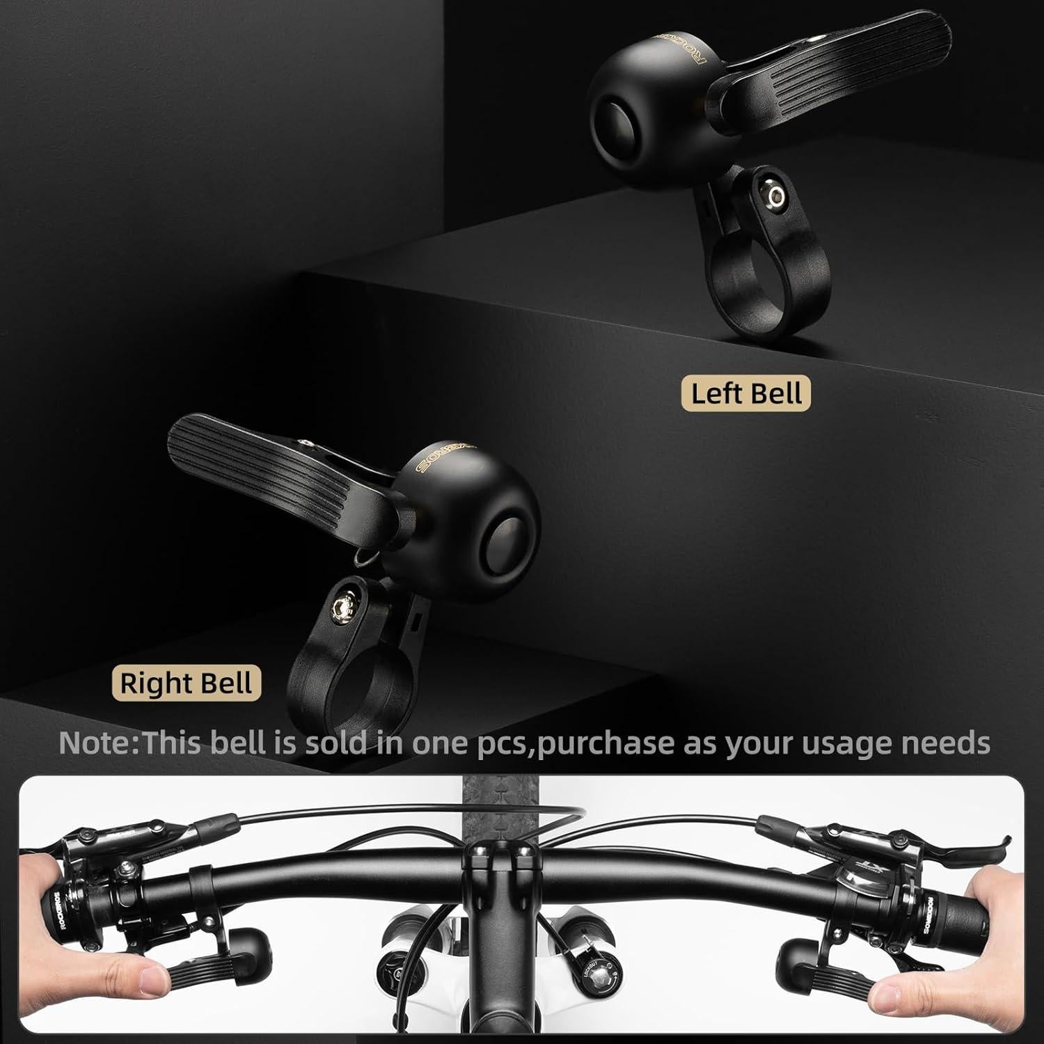 Campana de Bicicleta ROCKBROS A1 Derecha, Cobre 100 dB