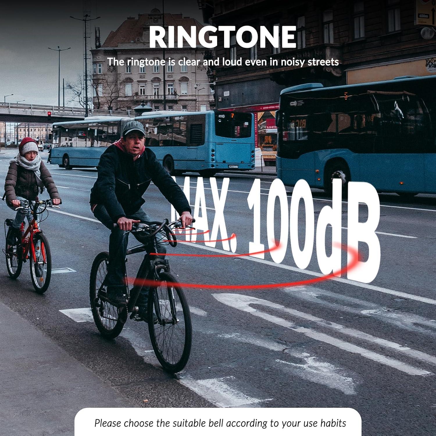 Campana de Bicicleta ROCKBROS A1 Derecha, Cobre 100 dB