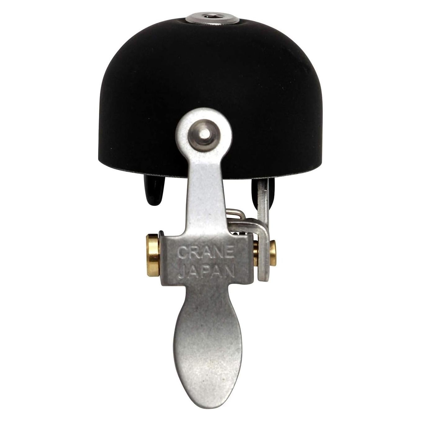 Campana de Bicicleta Crane E-Ne Negro Mate, Ajustable 22.2-31.8mm