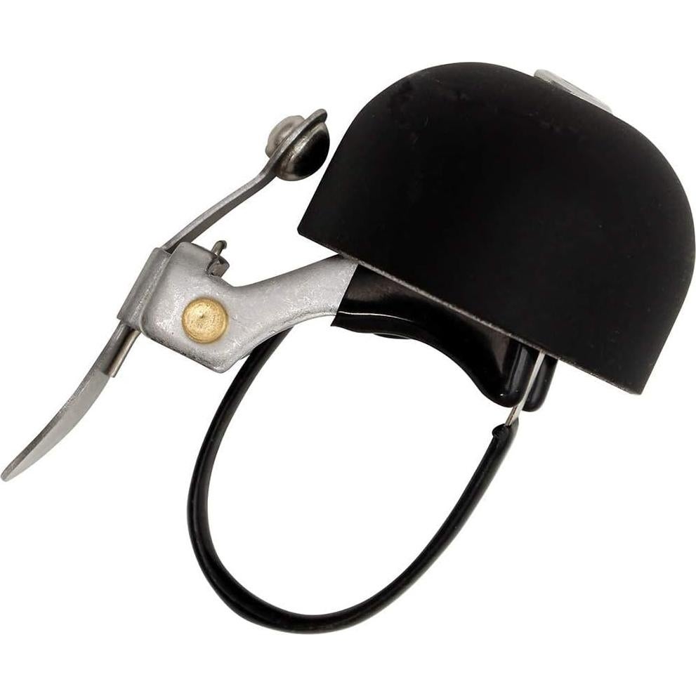 Campana de Bicicleta Crane E-Ne Negro Mate, Ajustable 22.2-31.8mm