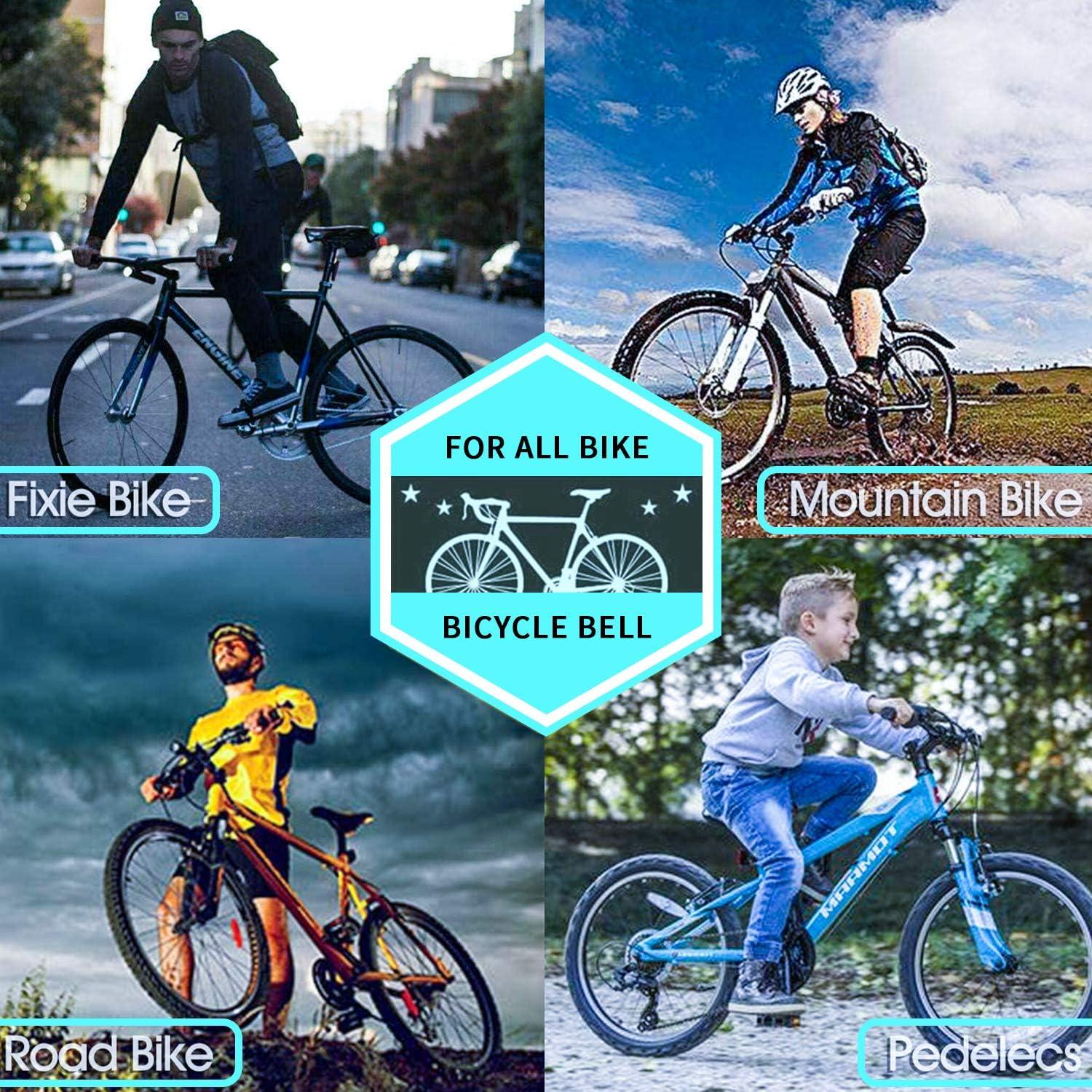 Paquete de 2 Timbres de Bicicleta Rivsli Clásicos Sonido Fuerte