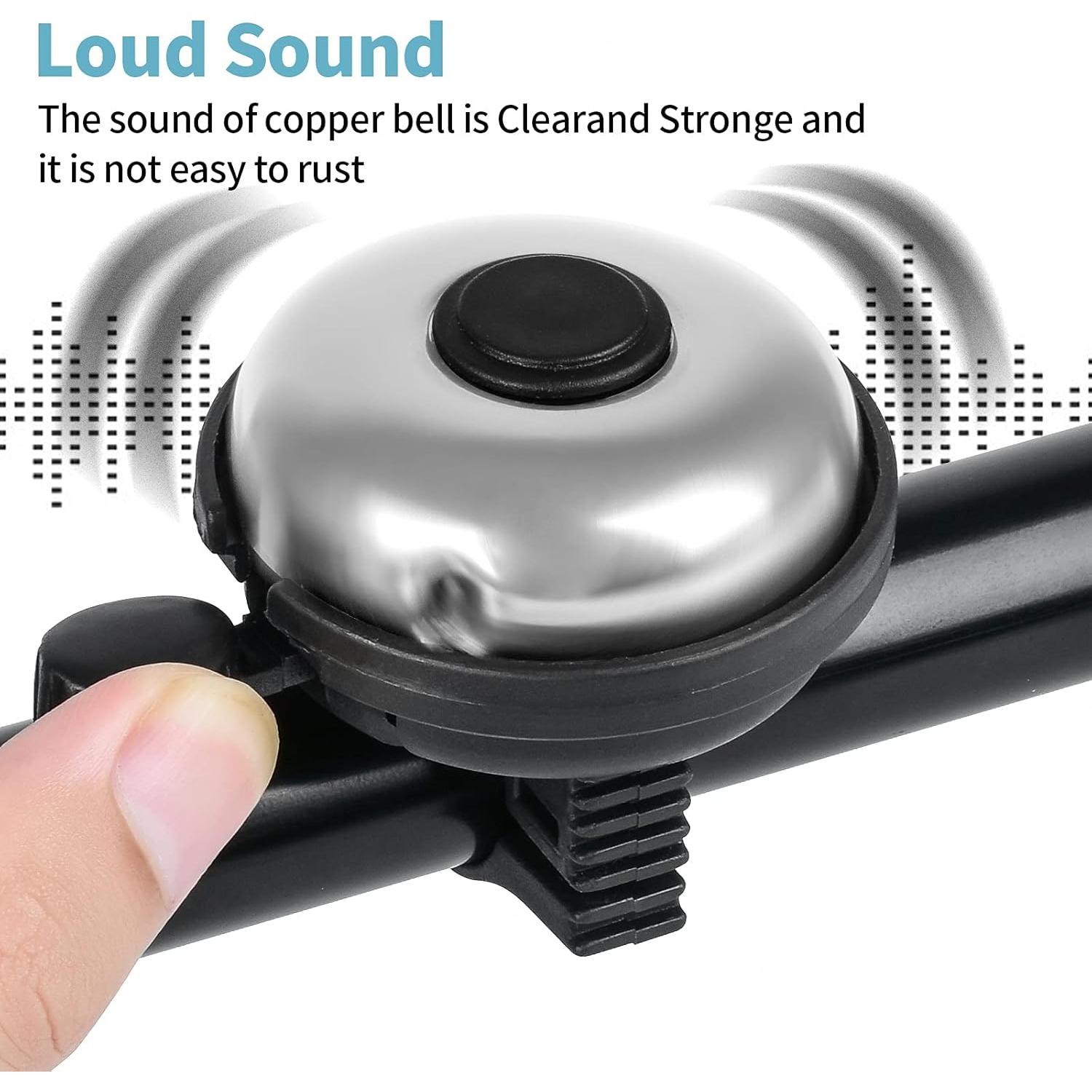 Campana de Bicicleta Clásica Xthuge de Aluminio - Sonido Fuerte